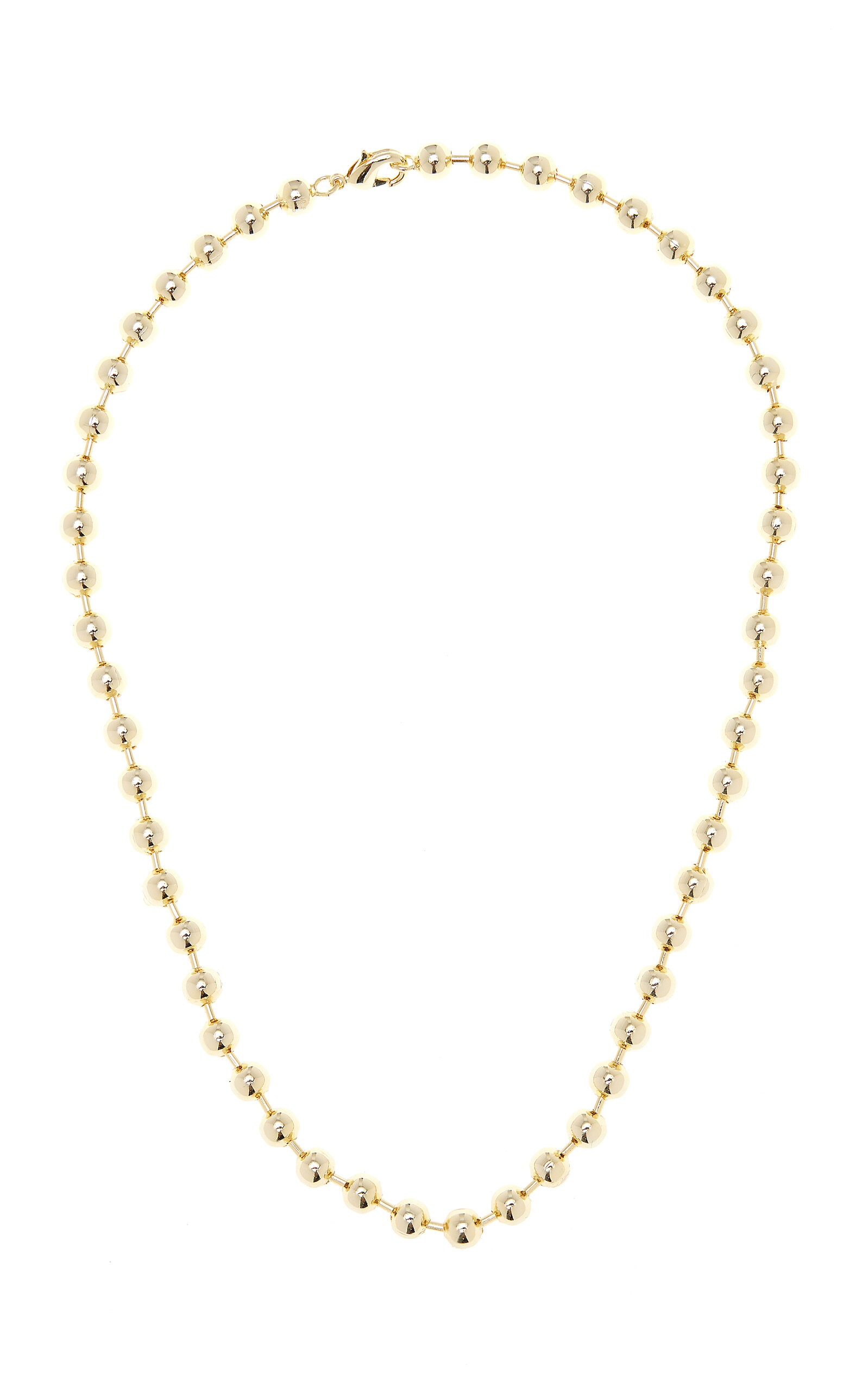 Emili Aria 14k Gold Vermeil And Malachite Bead Necklace