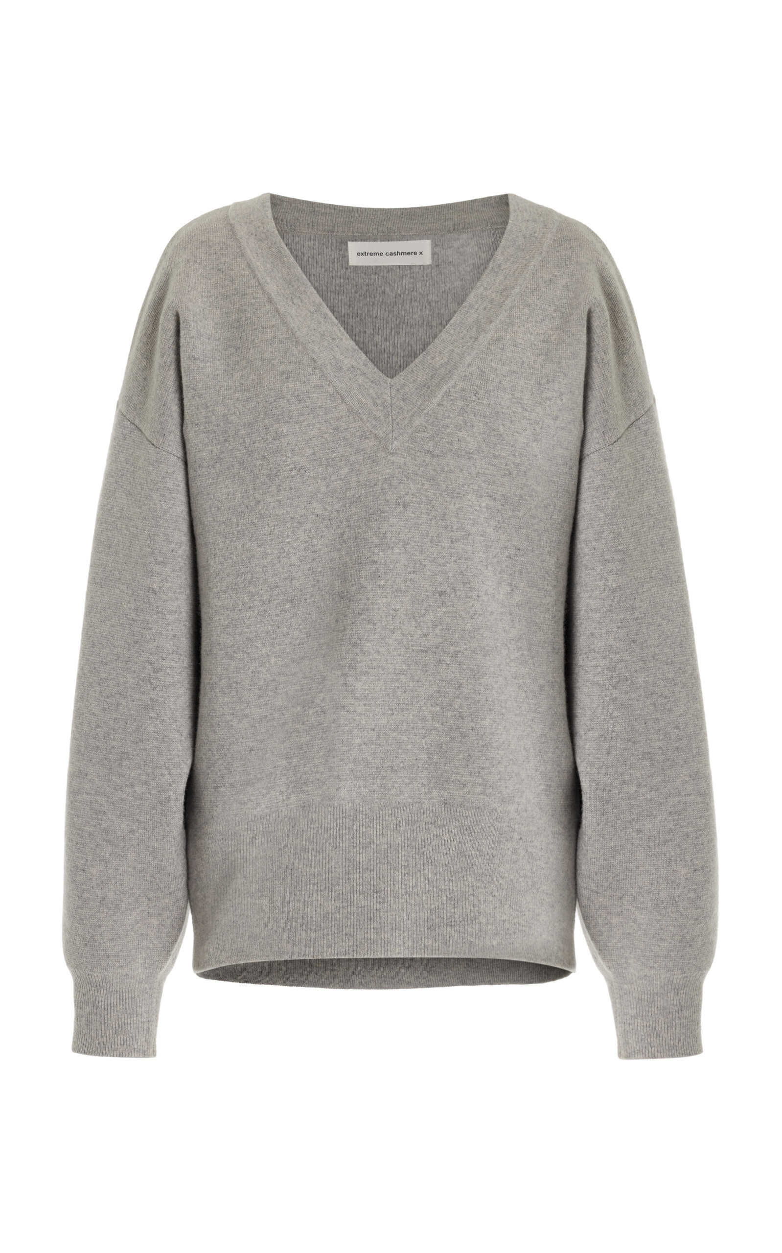 Shop Extreme Cashmere Lana Cashmere Sweater In Grey