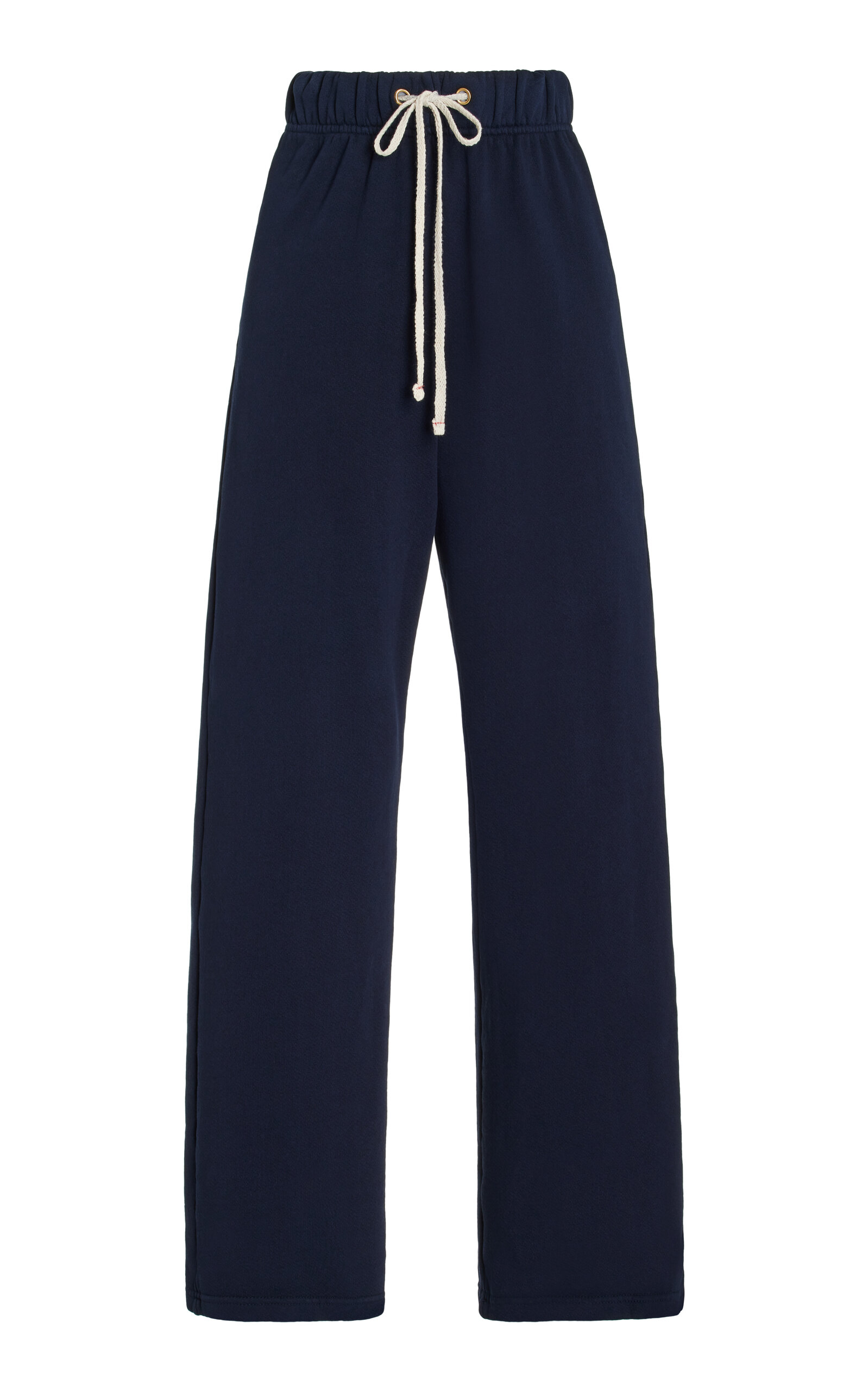 Les Tien Eazy Classic Cotton Sweatpants In Navy