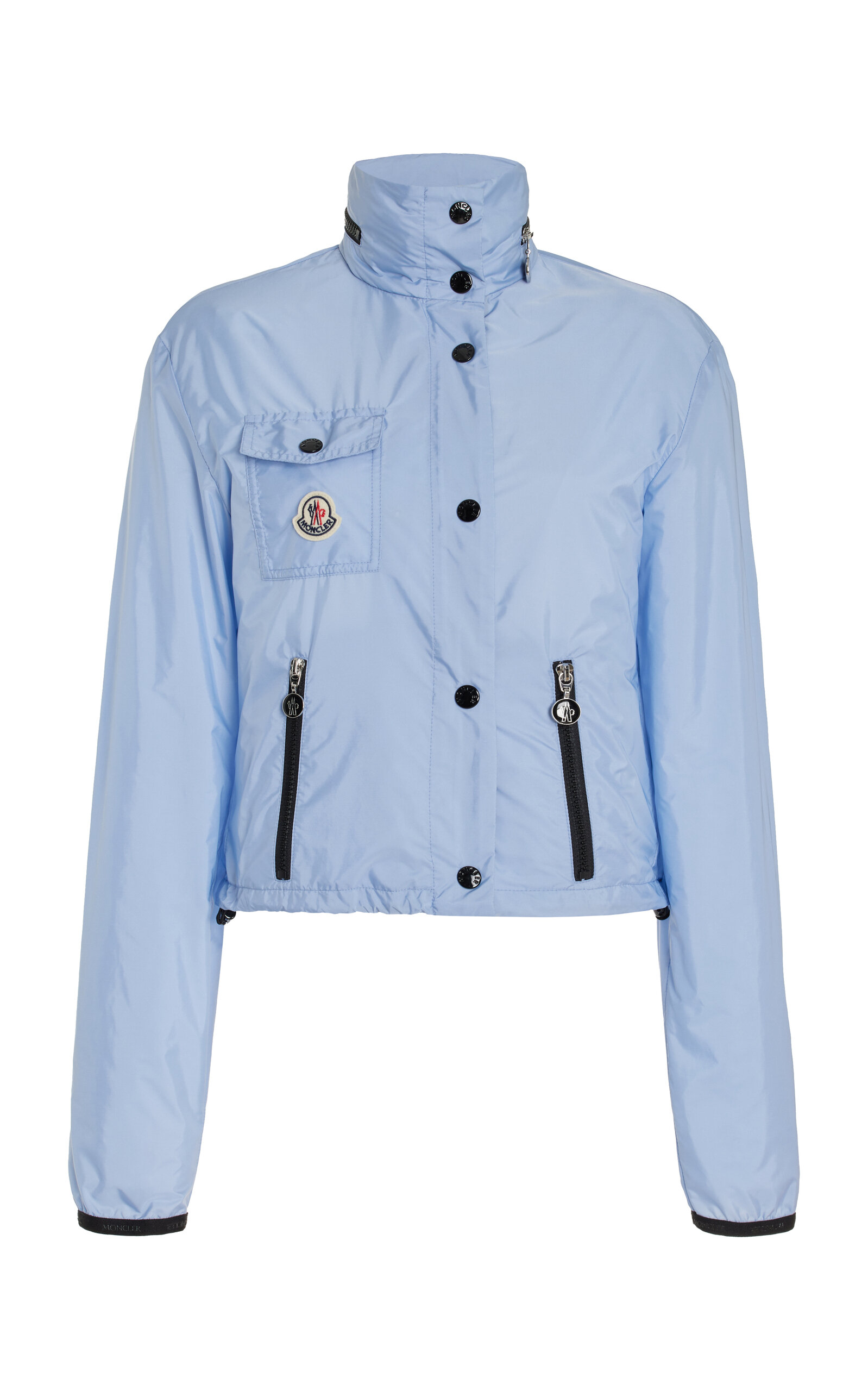 Shop Moncler Lico Rain Jacket In Blue