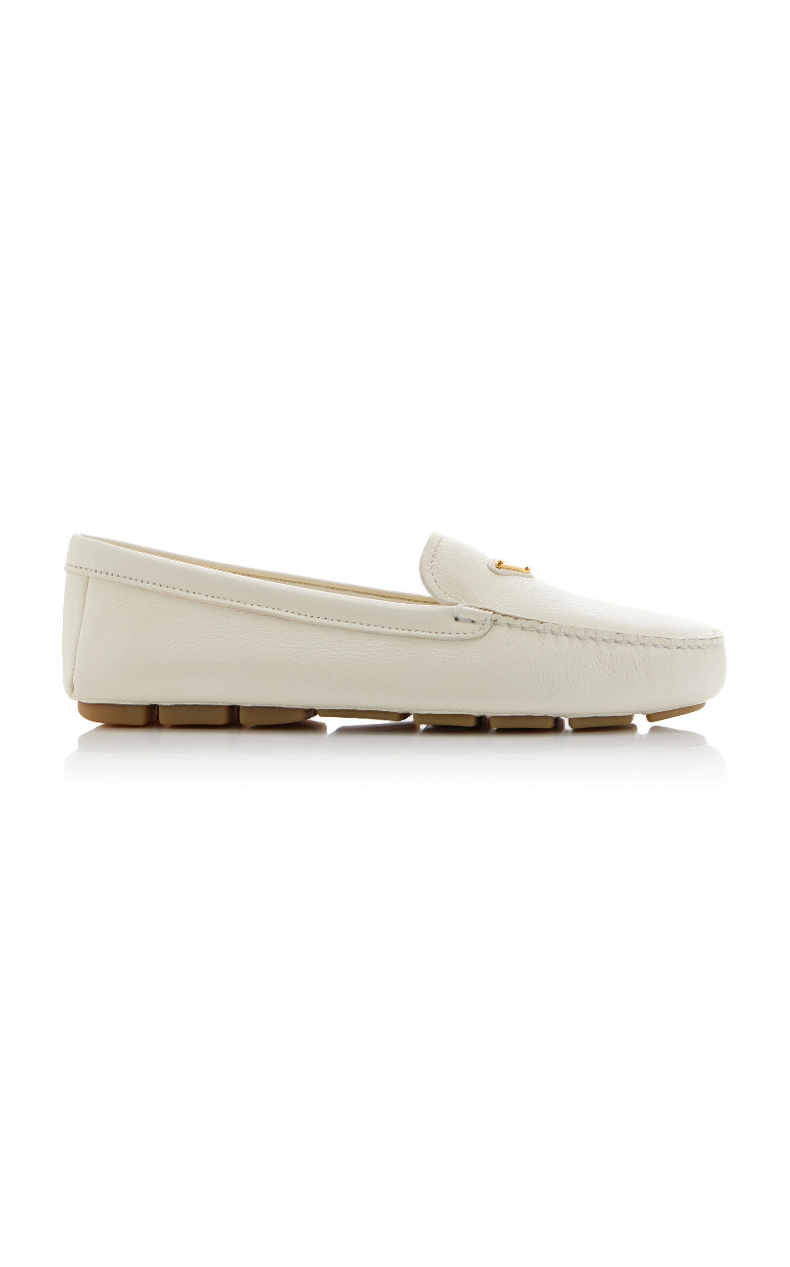 ローファー・オックスフォード PRADA Woman Loafers Beige 1D922N005054 F0379 Prada Loafers Woman Beige In White | ModeSens