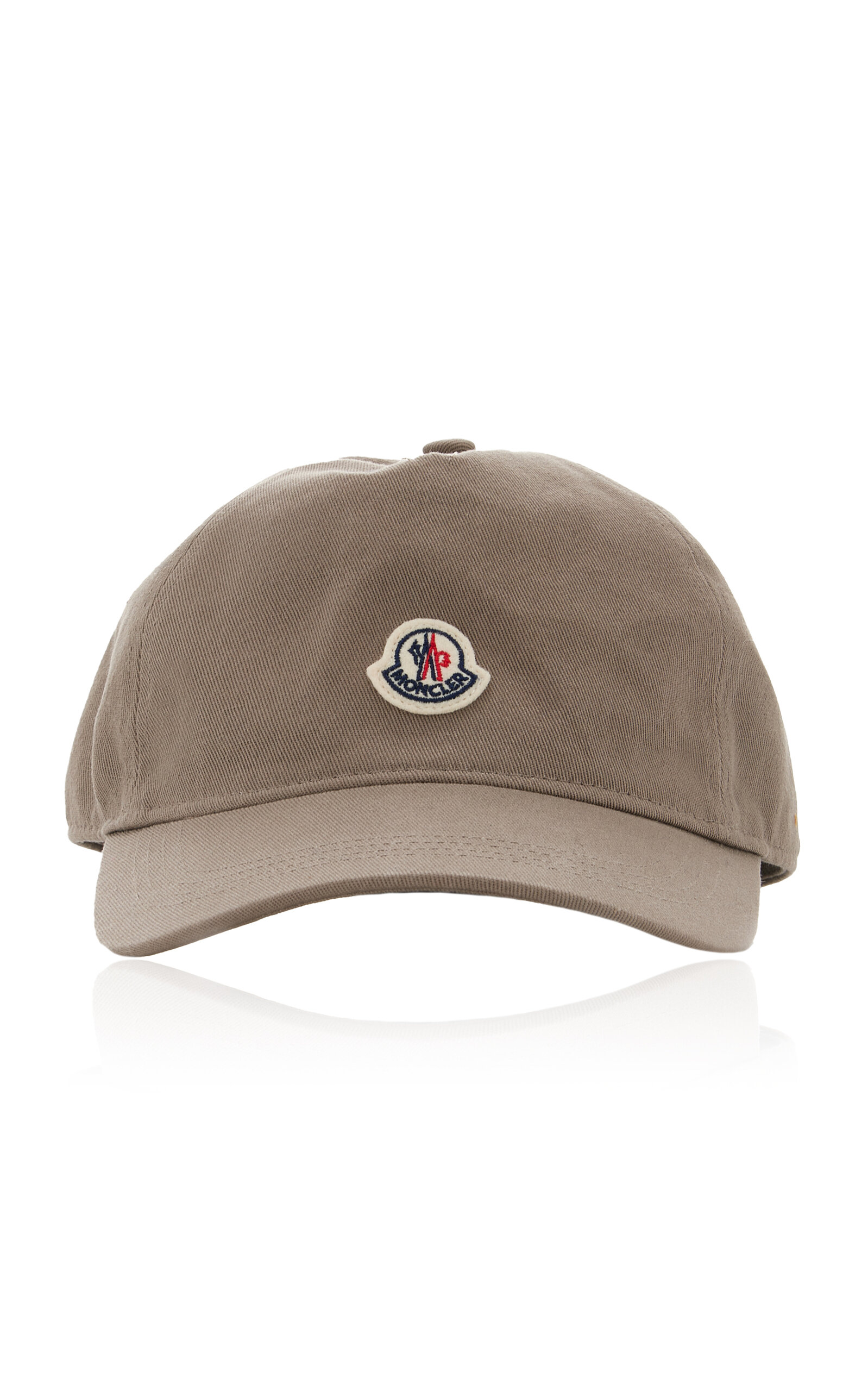 Moncler Cotton Baseball Cap In Neutral
