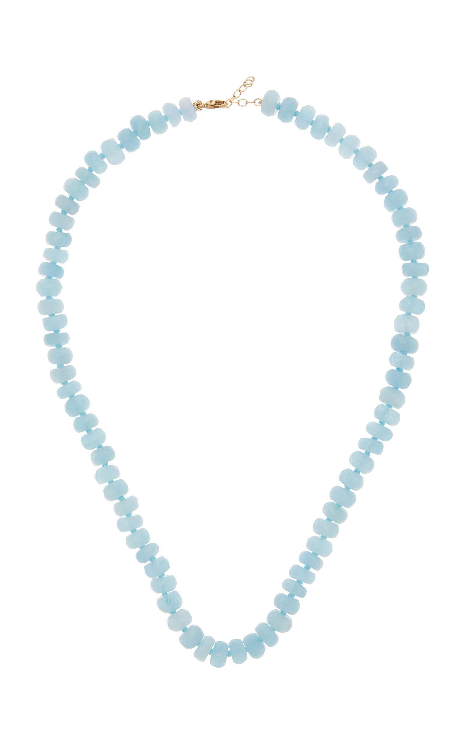 Jia Jia Oracle Aquamarine Crystal Necklace In Blue