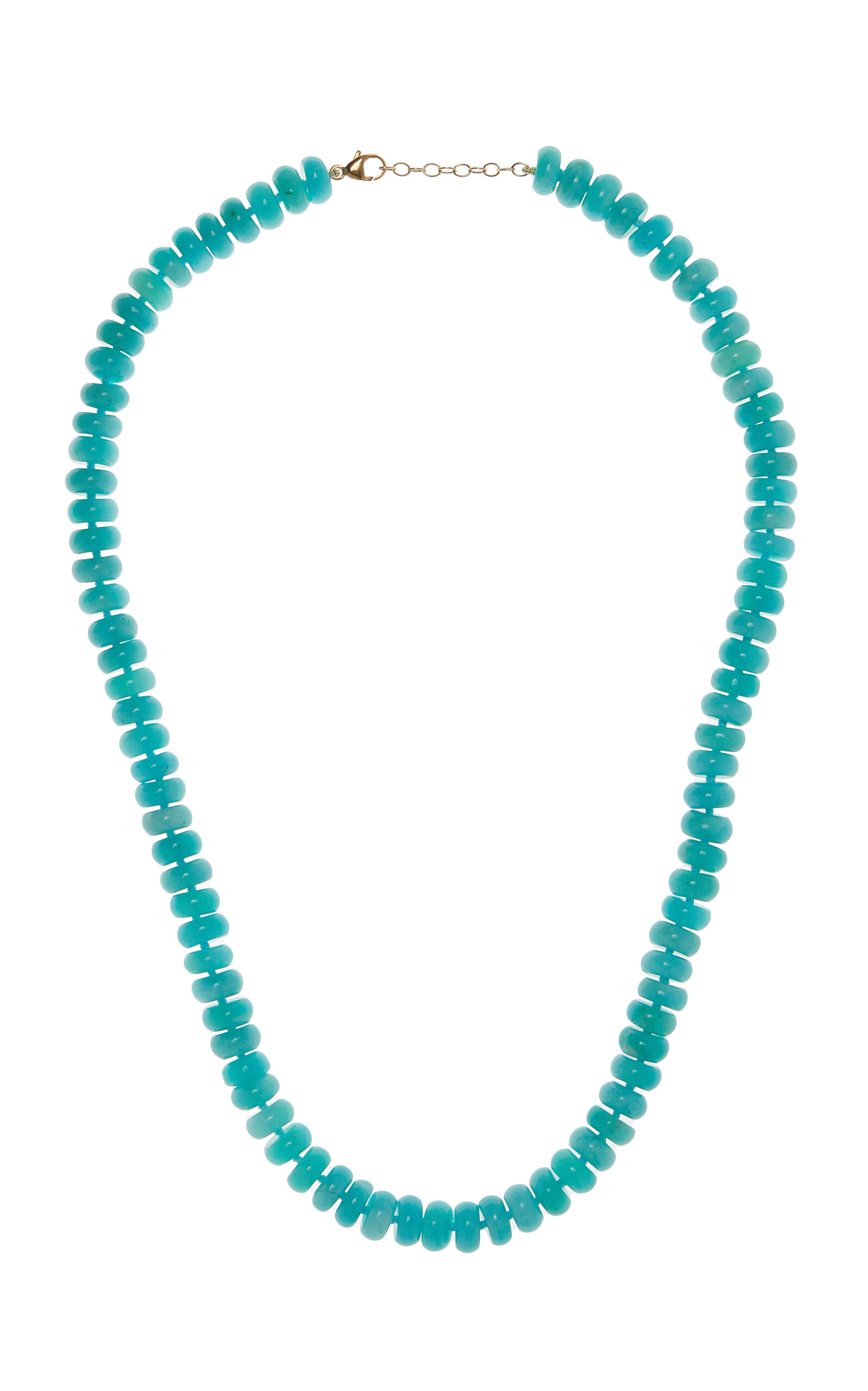 Jia Jia 14k Yellow Gold Apatite Necklace In Blue