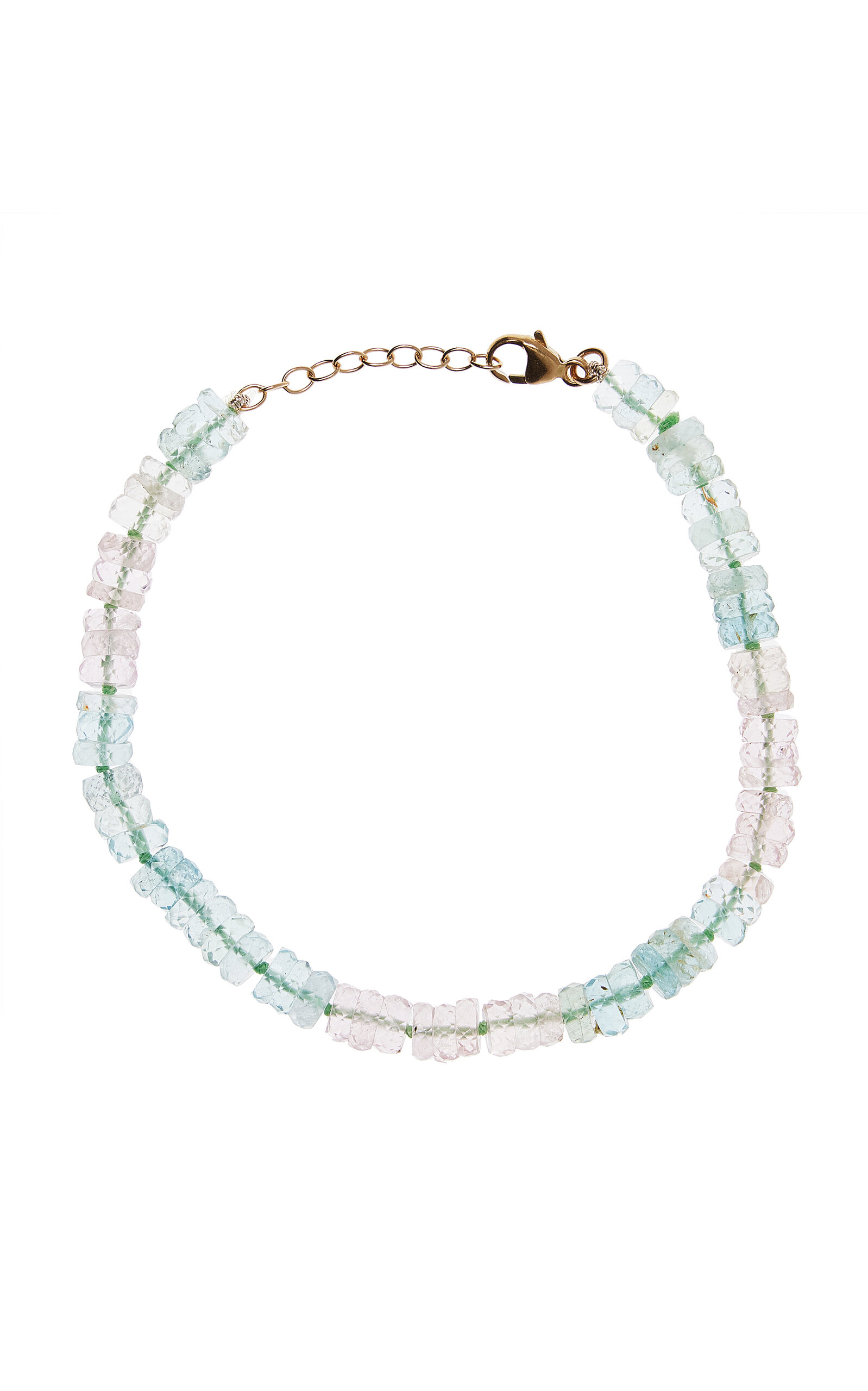 Jia Jia Atlas Fancy Cut Aquamarine Bracelet In Multi