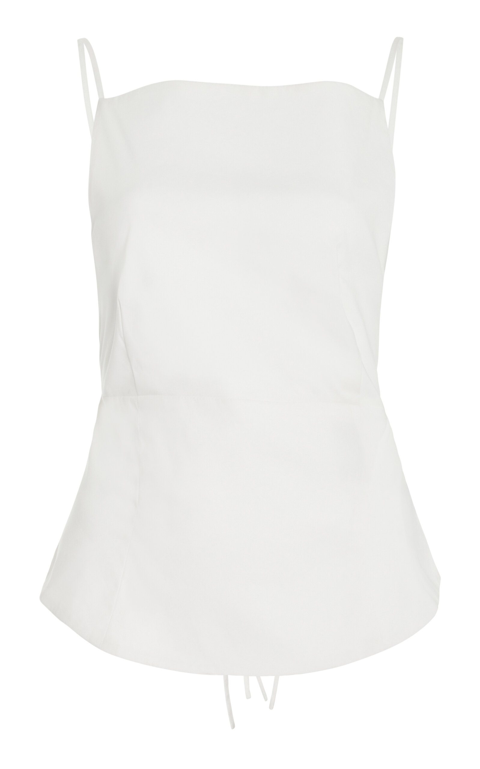 Marlies Grace Mer Cotton-blend Top In White