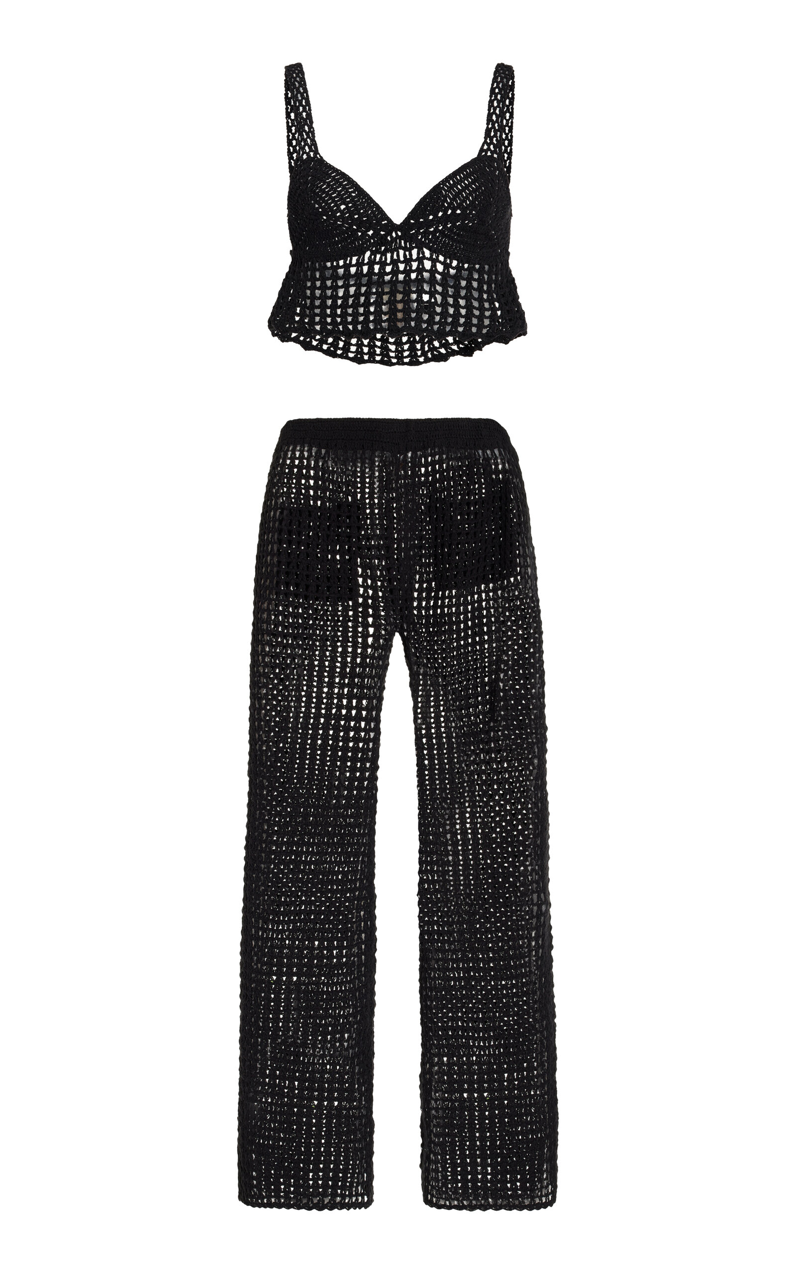 Poppi Crocheted Pant And Top Set