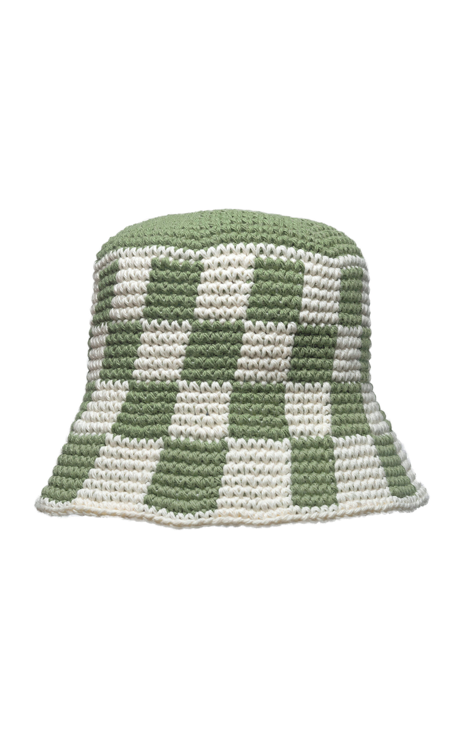 Checked Cotton Bucket Hat