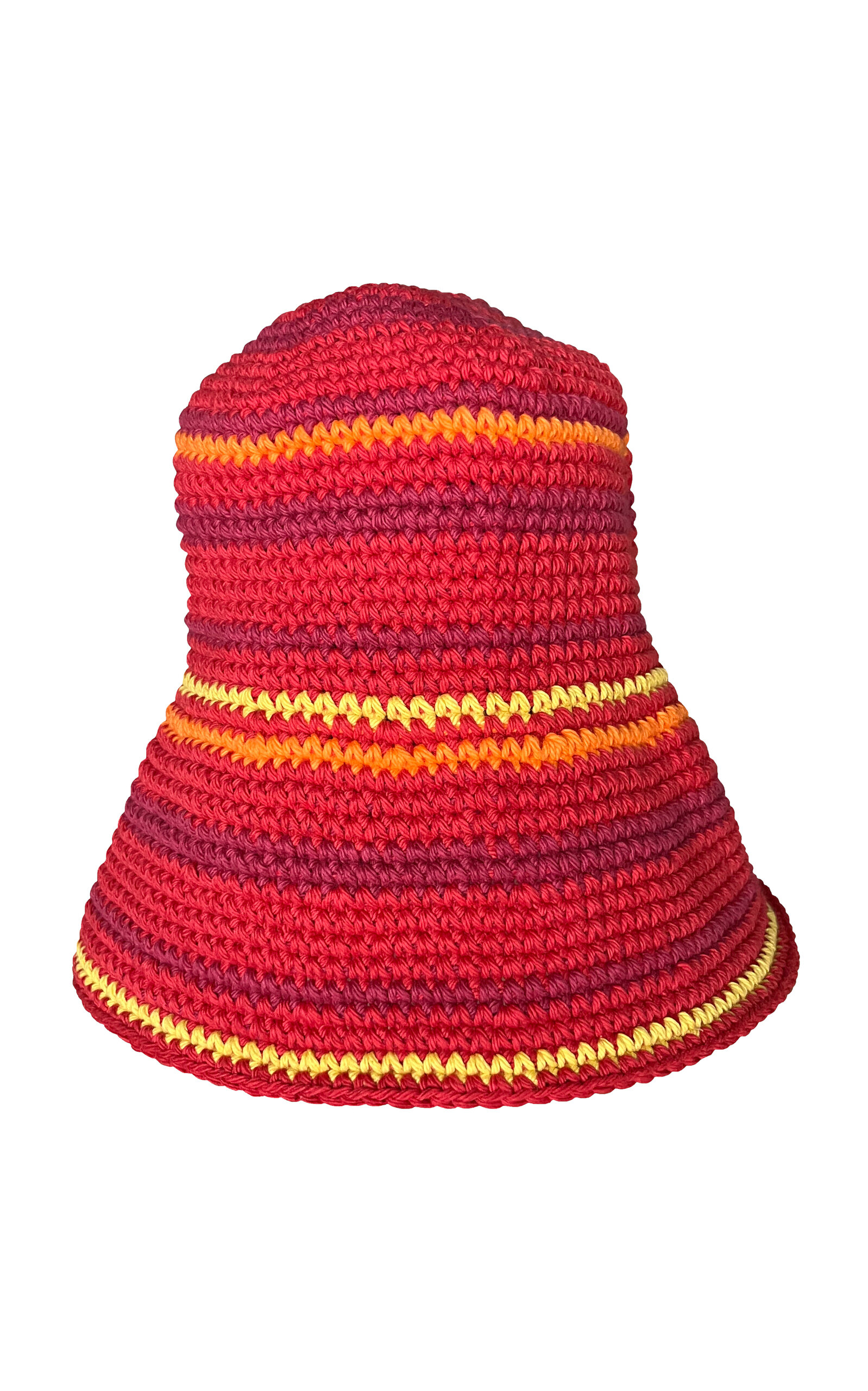 Temperature Stripe Cotton Sun Hat