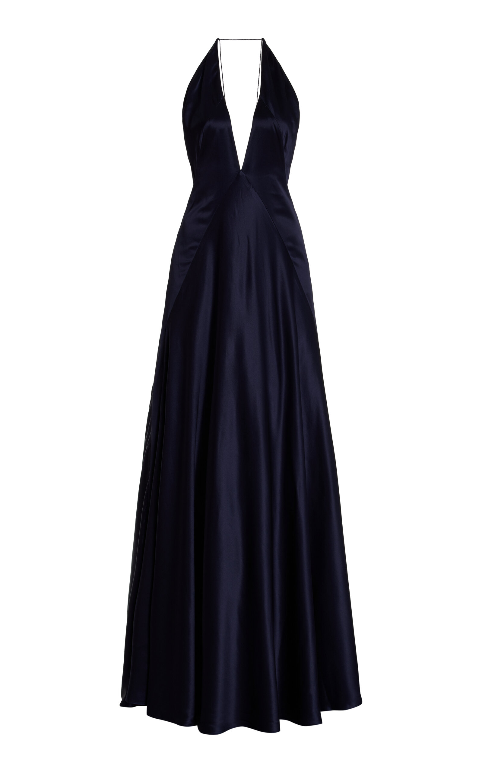 MICHAEL LO SORDO BOND 007 PALOMA SILK-SATIN GOWN