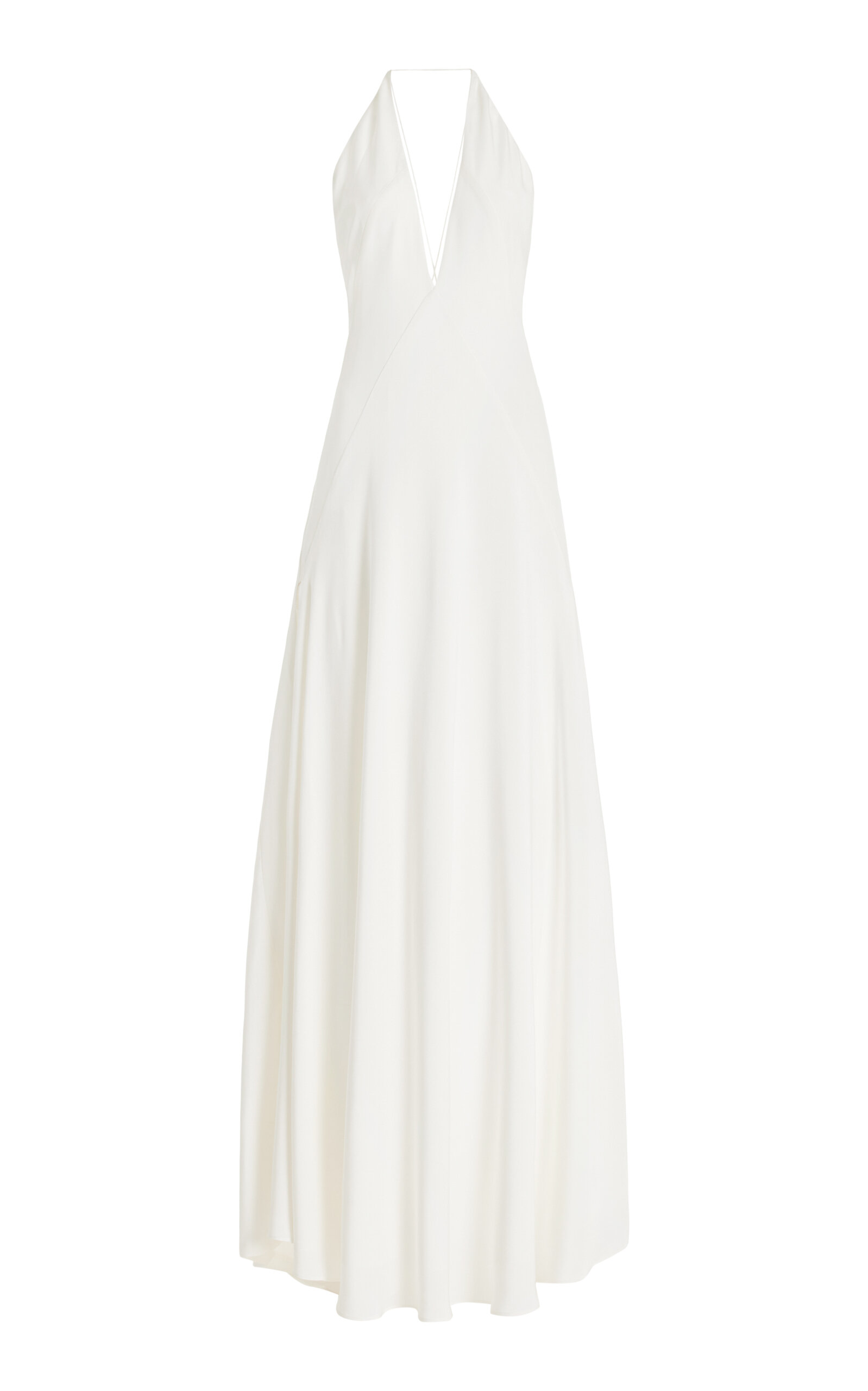 Michael Lo Sordo Alexandra Silk-Crepe Maxi Dress - Ivory
