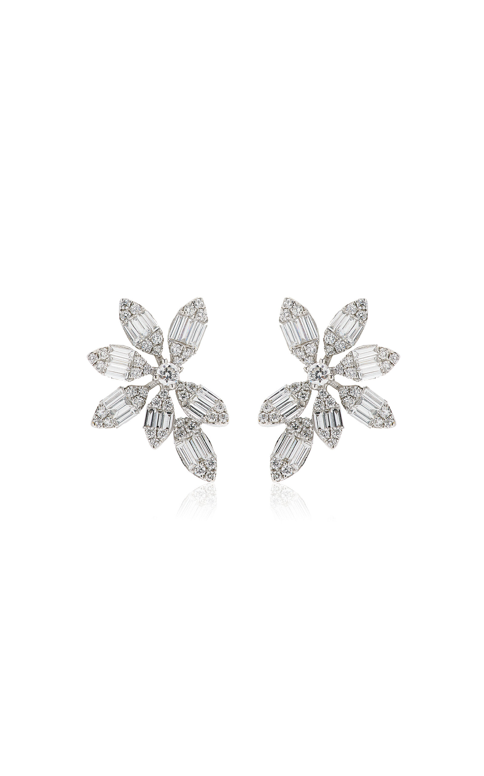 Ascension 18K White Gold Diamond Marquise Earrings