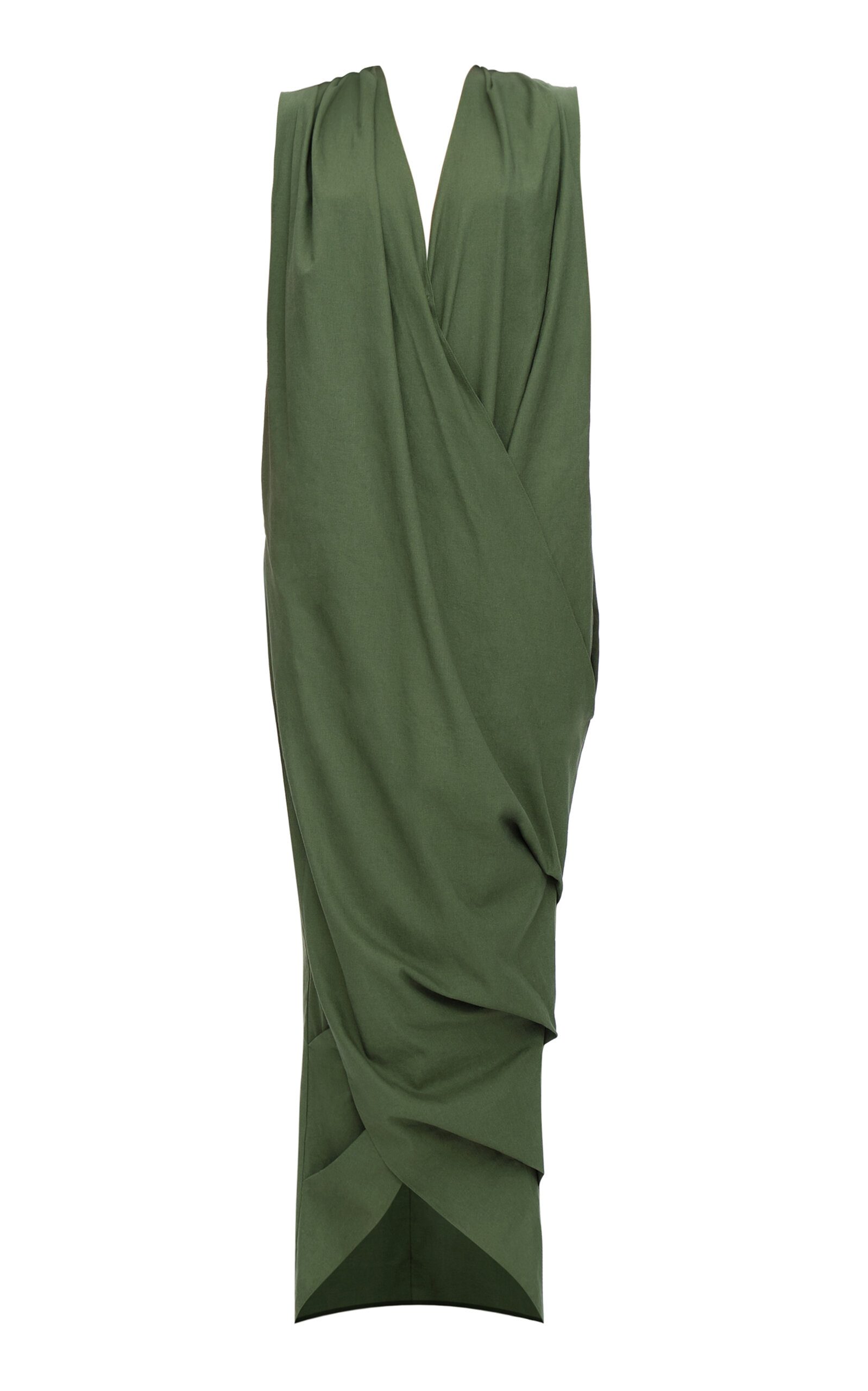 Andrea Iyamah Sayo Kaftan Dress - Green - S/M