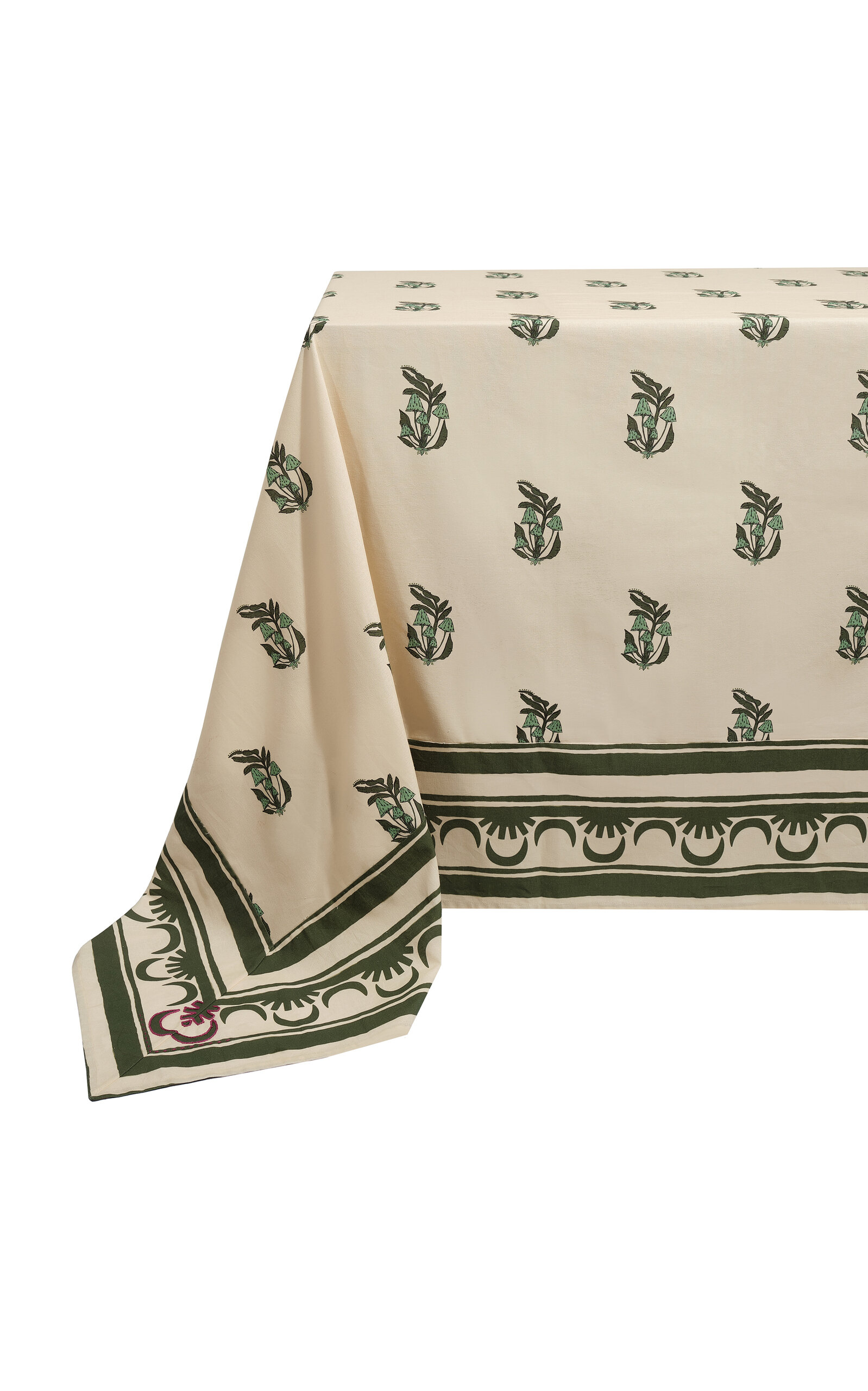 Johanna Ortiz Gems Of The Tropics Rectangular Tablecloth In Green