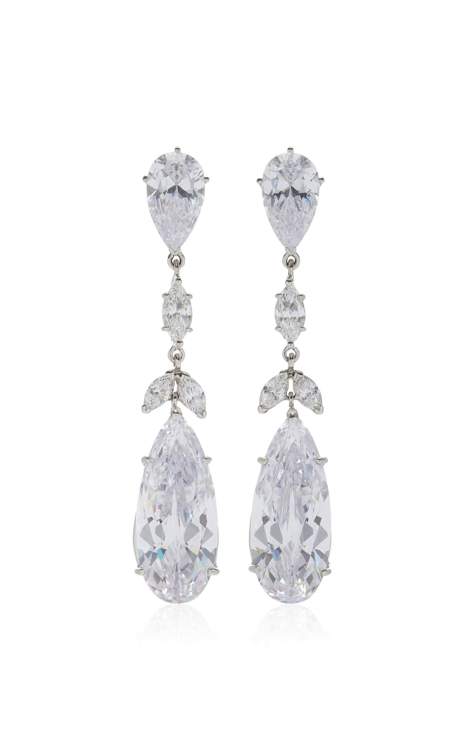Anabela Chan 18kt white gold Twinkle Ear-Jacket earrings - Black