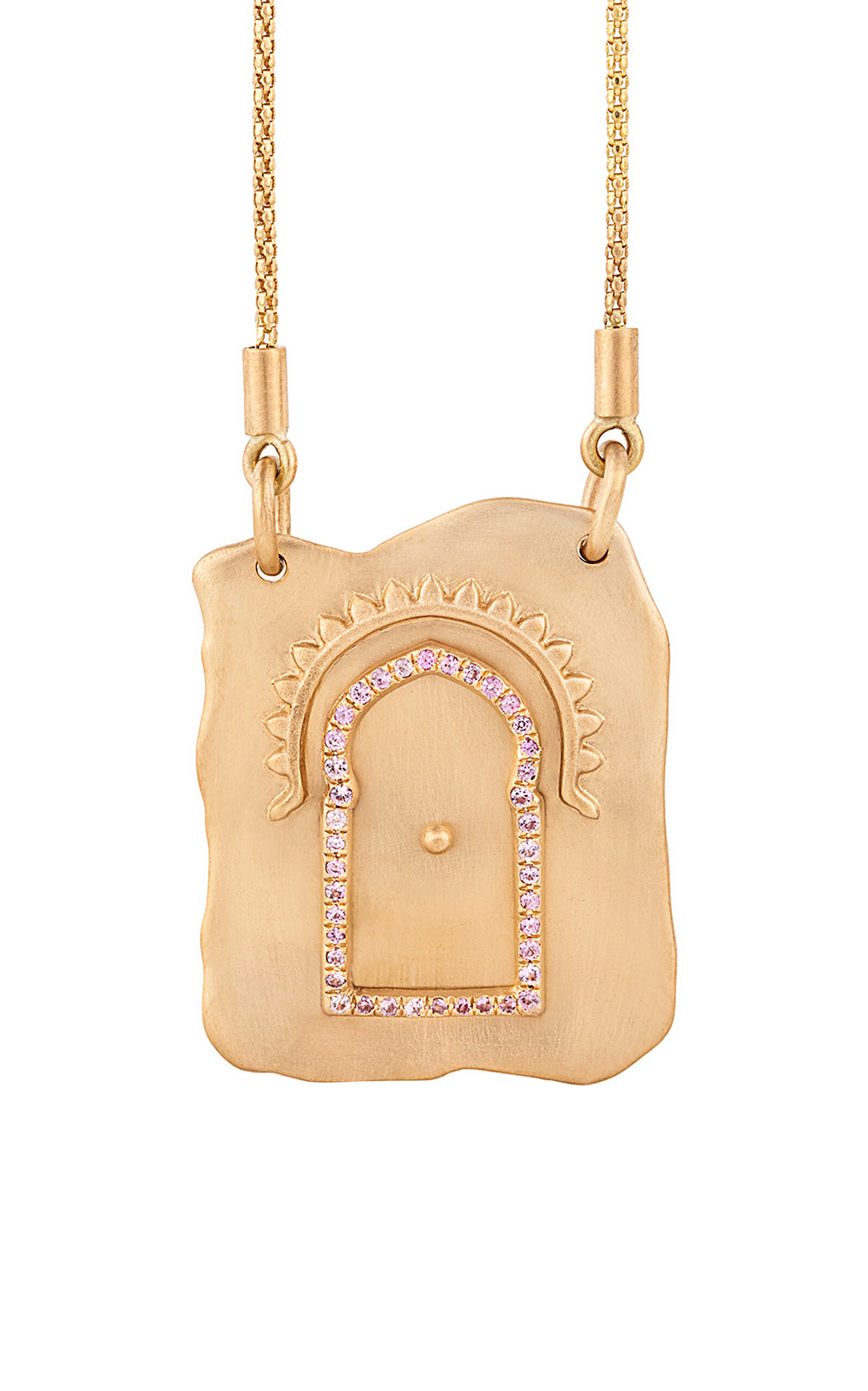 Nada Ghazal 18k Yellow Gold Door Of Self Love Necklace