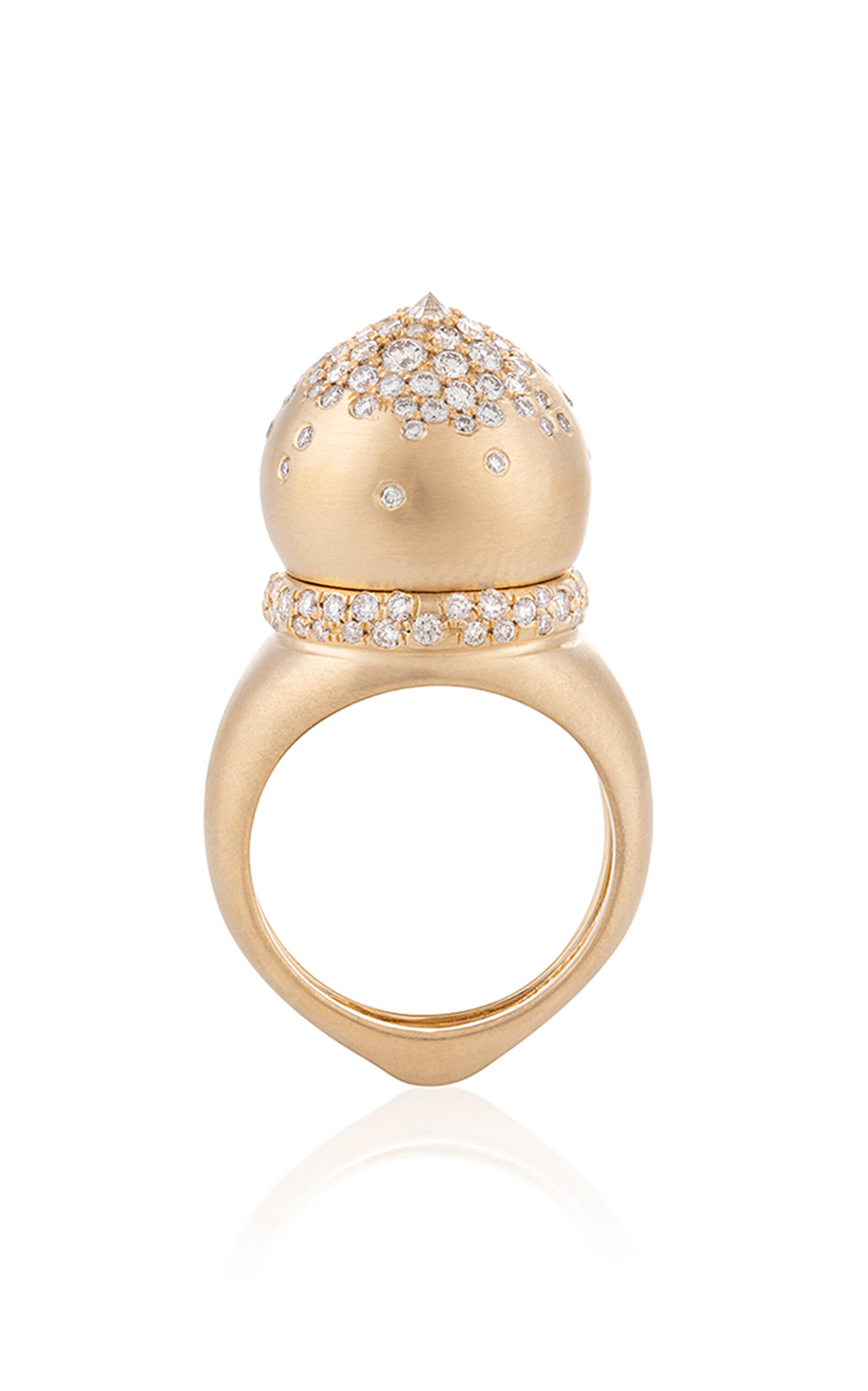 Nada Ghazal 18k Yellow Gold The Dome Power Small Ring