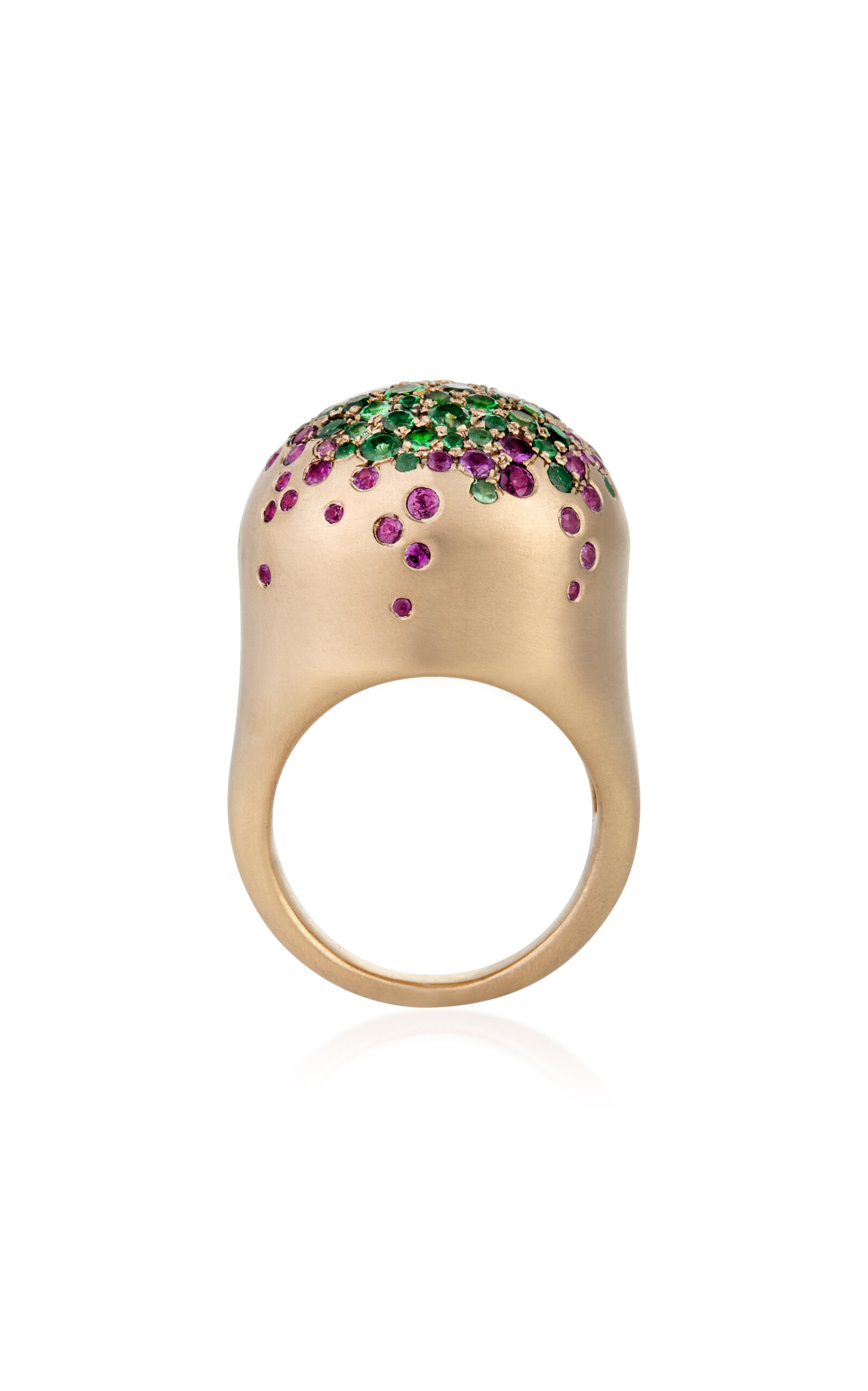 Nada Ghazal 18k Yellow Gold Cocoon Bougainvillea Small Ring