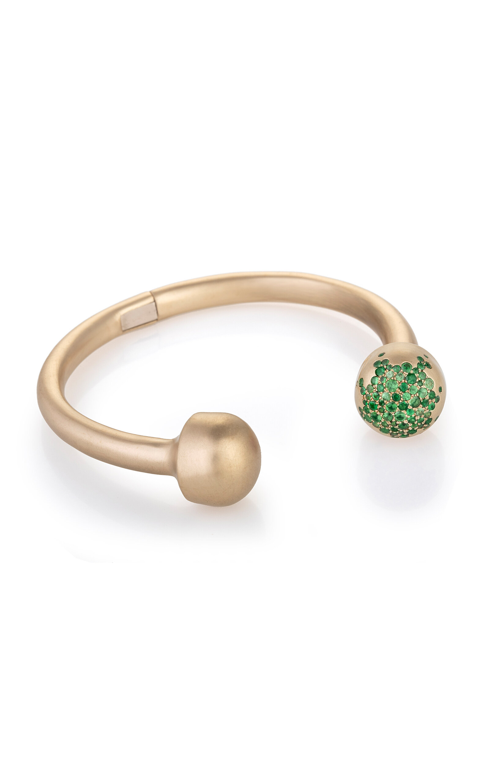 Nada Ghazal 18k Yellow Gold Cocoon Colour Small Cuff Bracelet