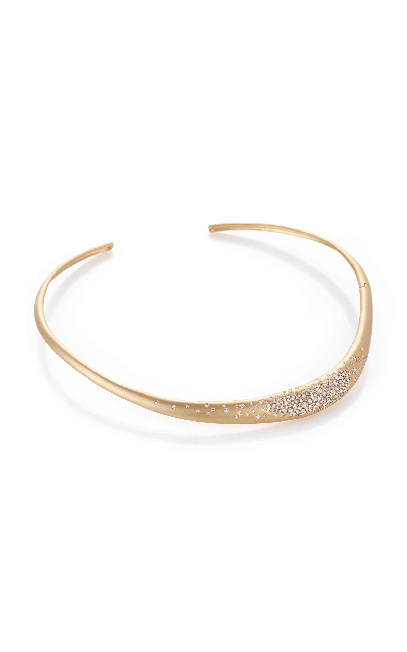 18k Yellow Gold Urban Winter Choker Necklace