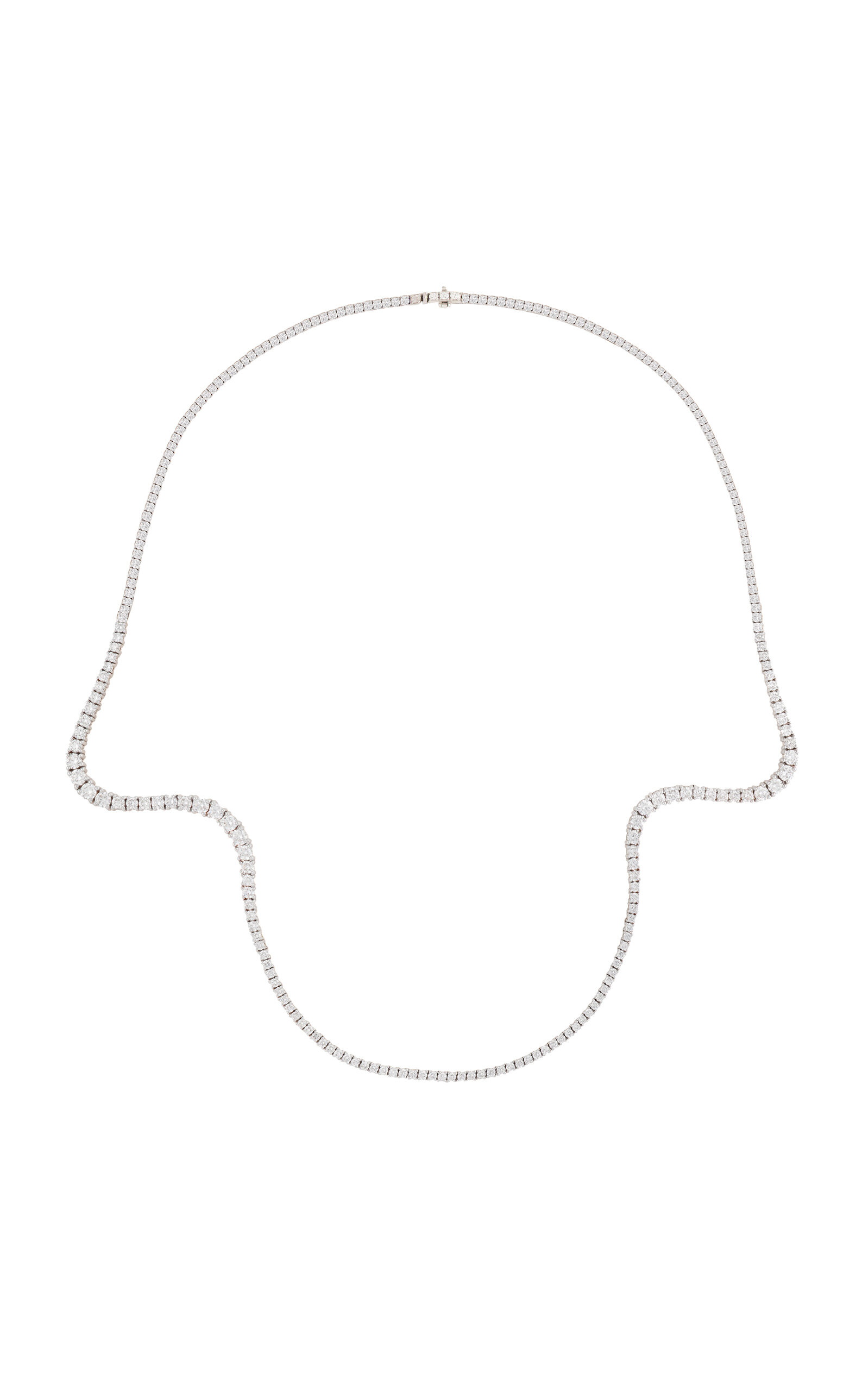 Marie Mas 18k White Gold  Aurora Necklace With Diamonds