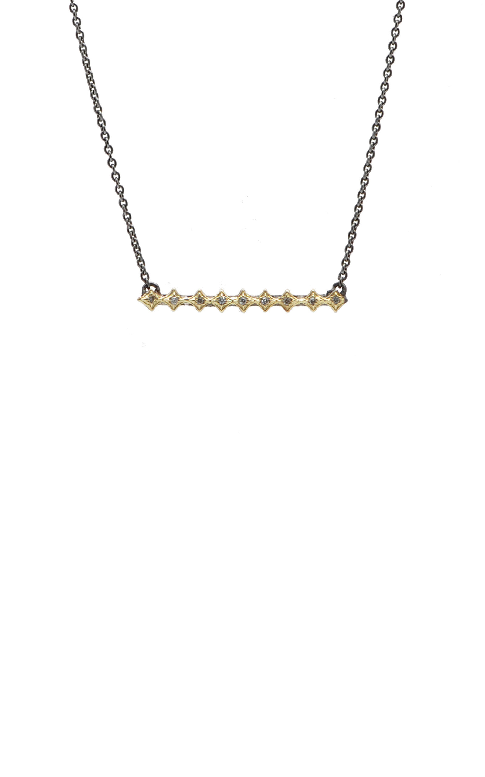 Armenta Old World Crivelli Bar Pendant Necklace In Gold
