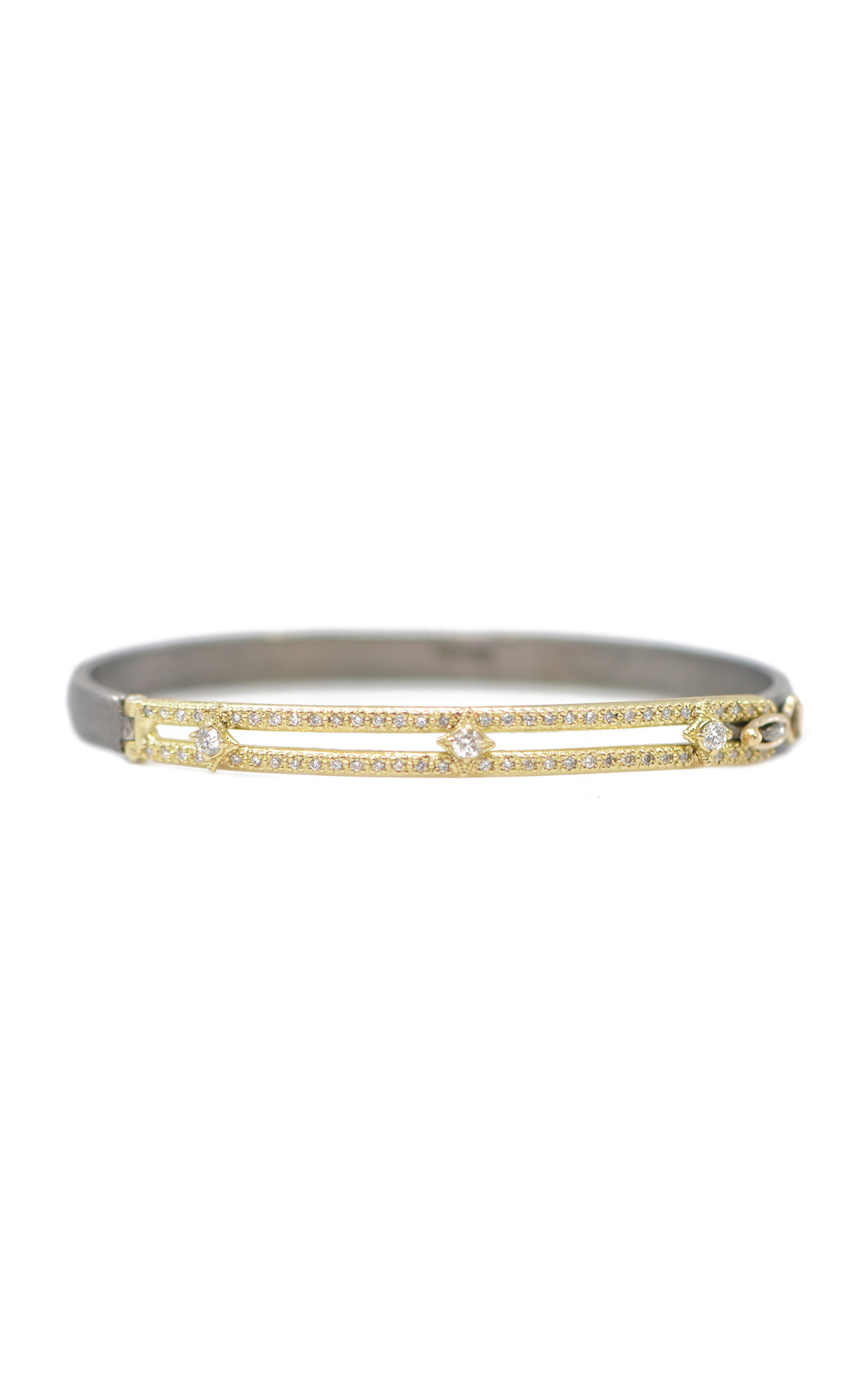 Shop Armenta Crivelli 18k Yellow Gold; Sterling Silver Diamond Bracelet