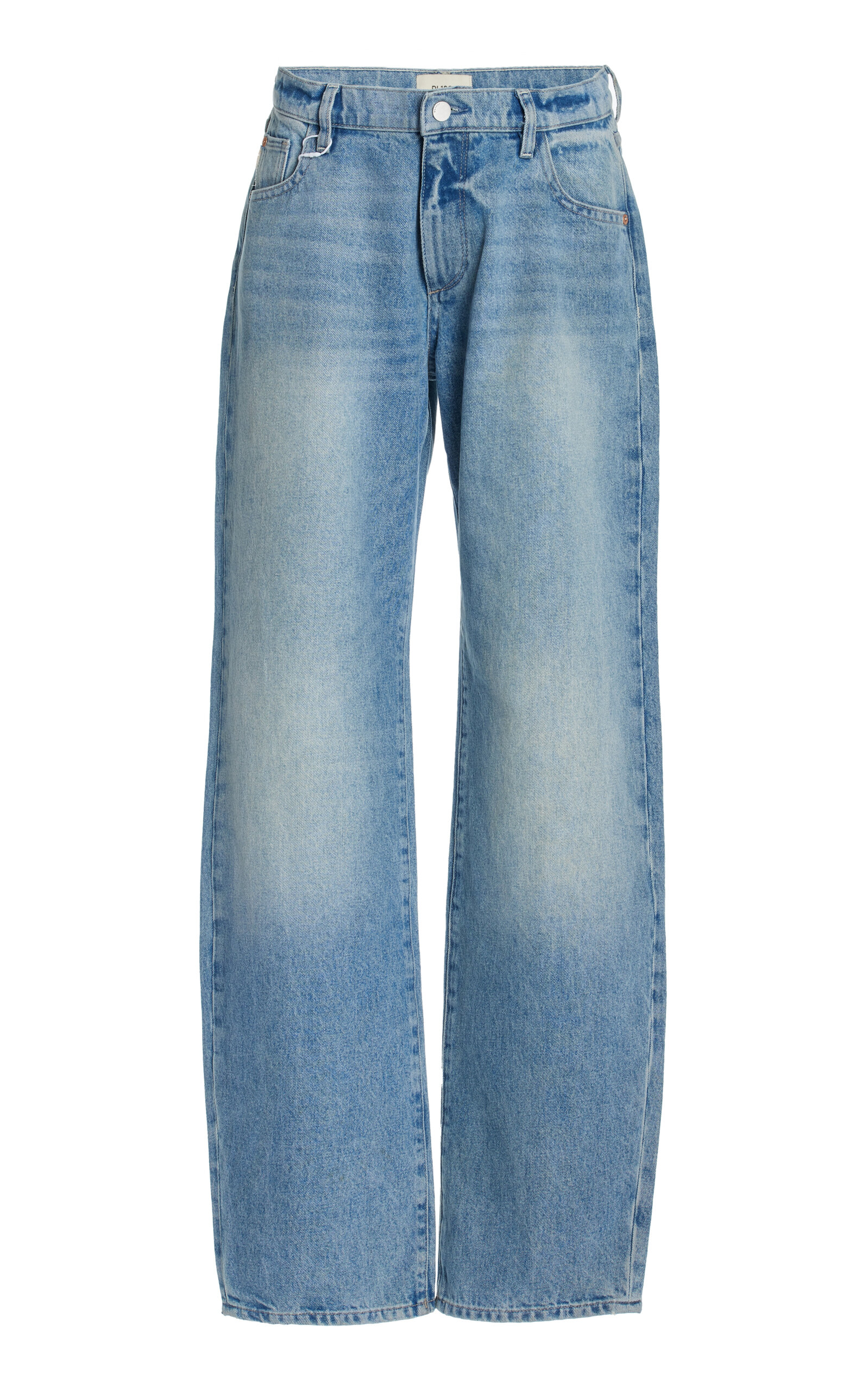 DL1961 Ilia Rigid Low-Rise Wide-Leg Jeans