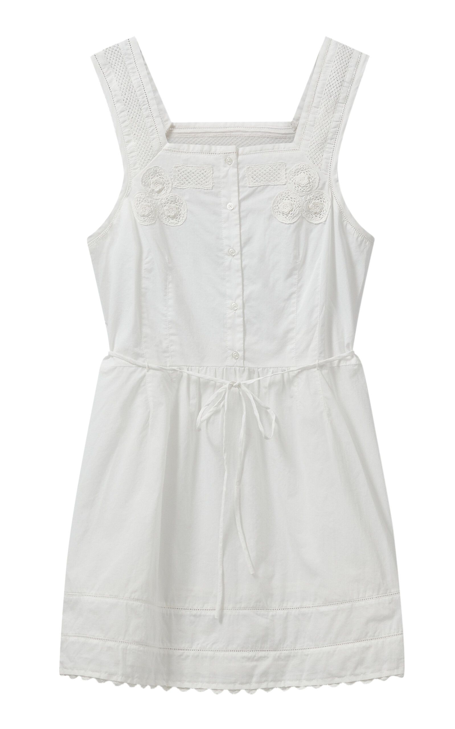 The Garment Kirsten Cotton Mini Dress In Ivory