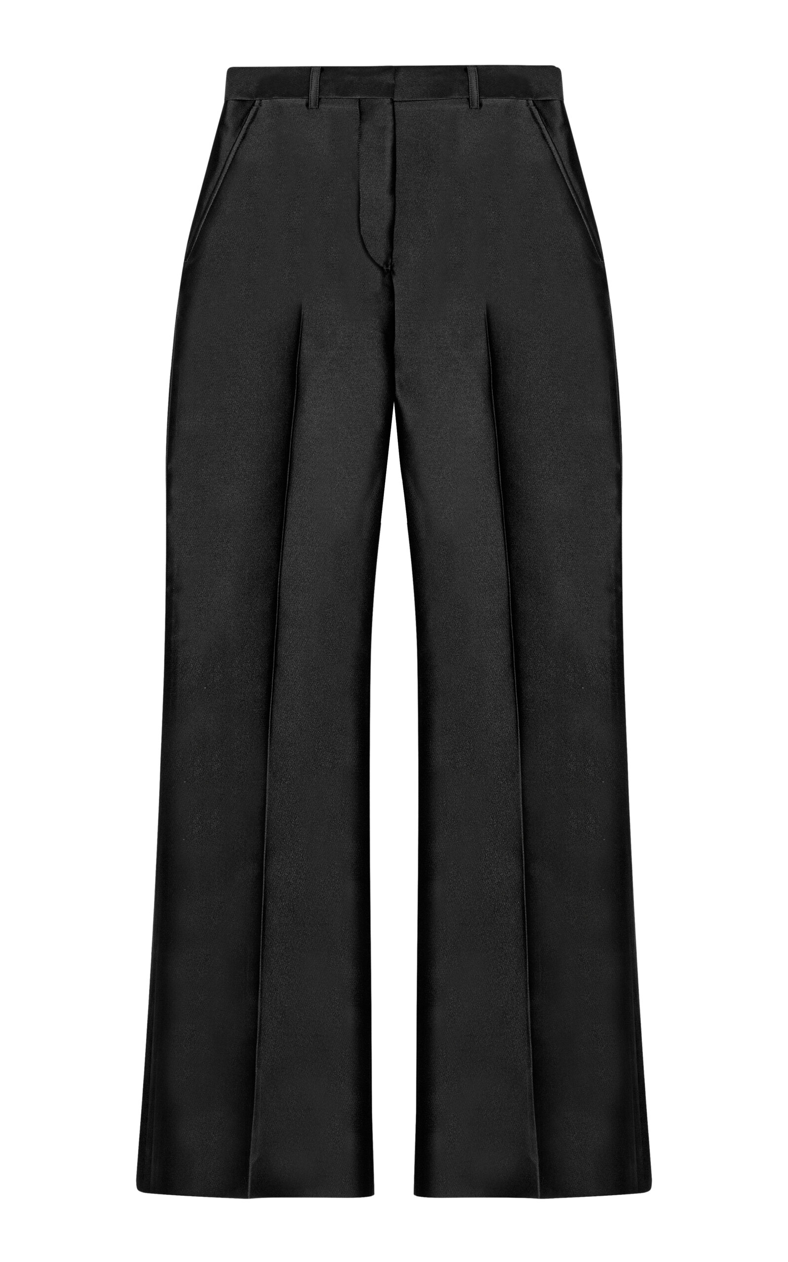 Mark Kenly Domino Tan Perrie Slit-detailed Pants In Black