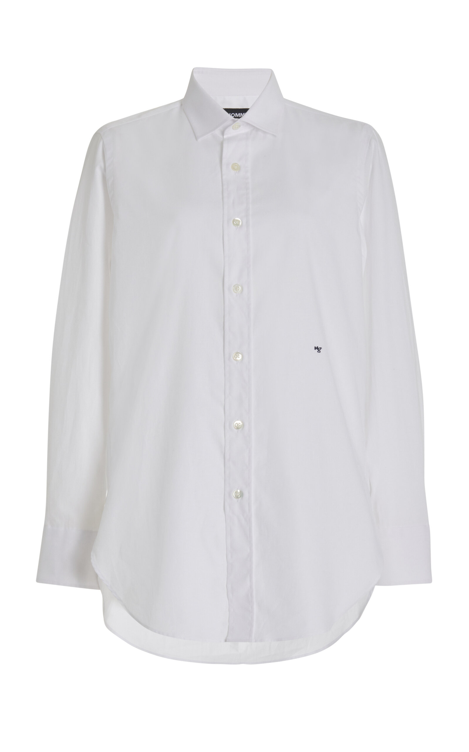 Shop Hommegirls Classic Cotton Shirt In White