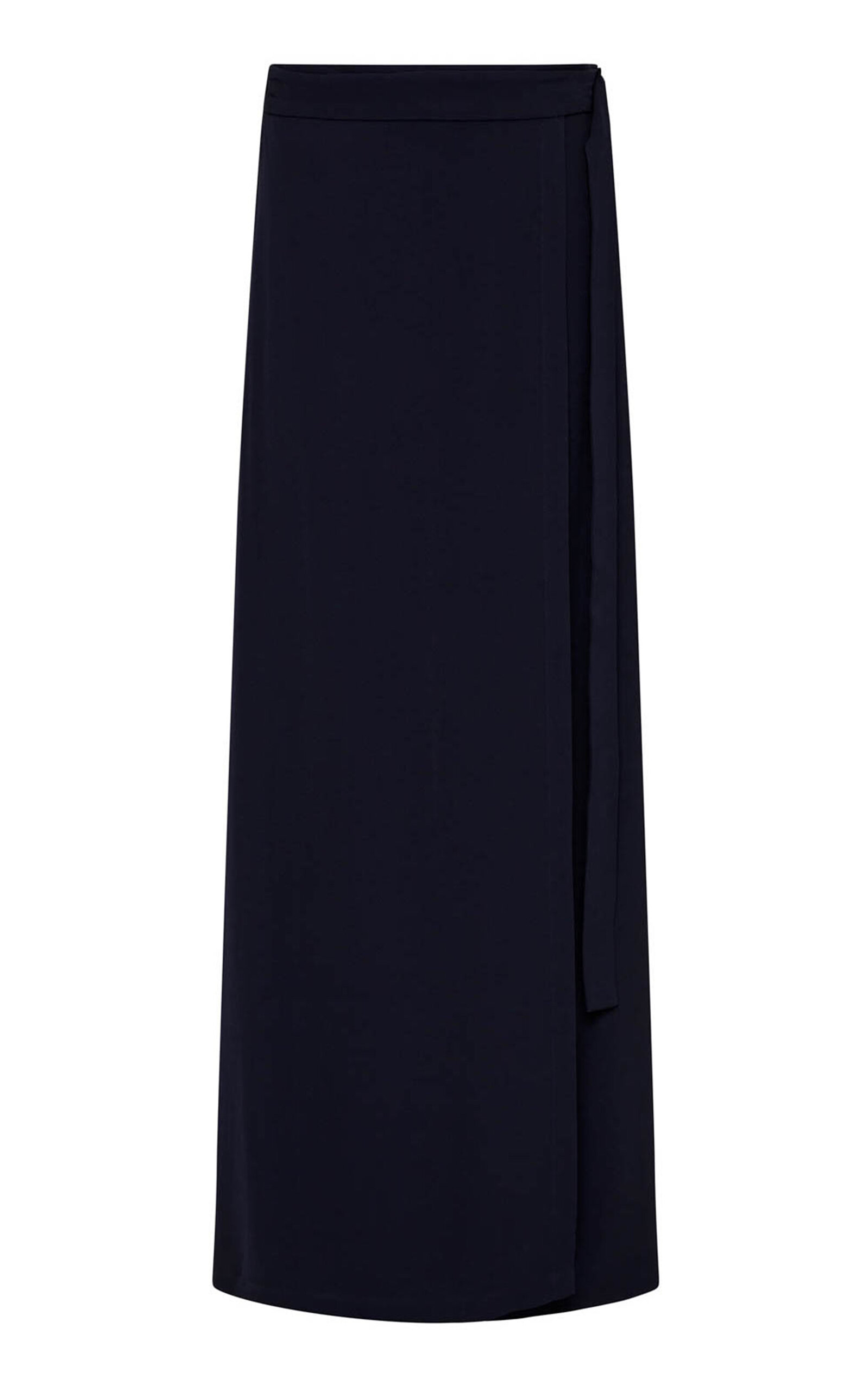 St. Agni Wrapped Wide-Leg Pants - Navy