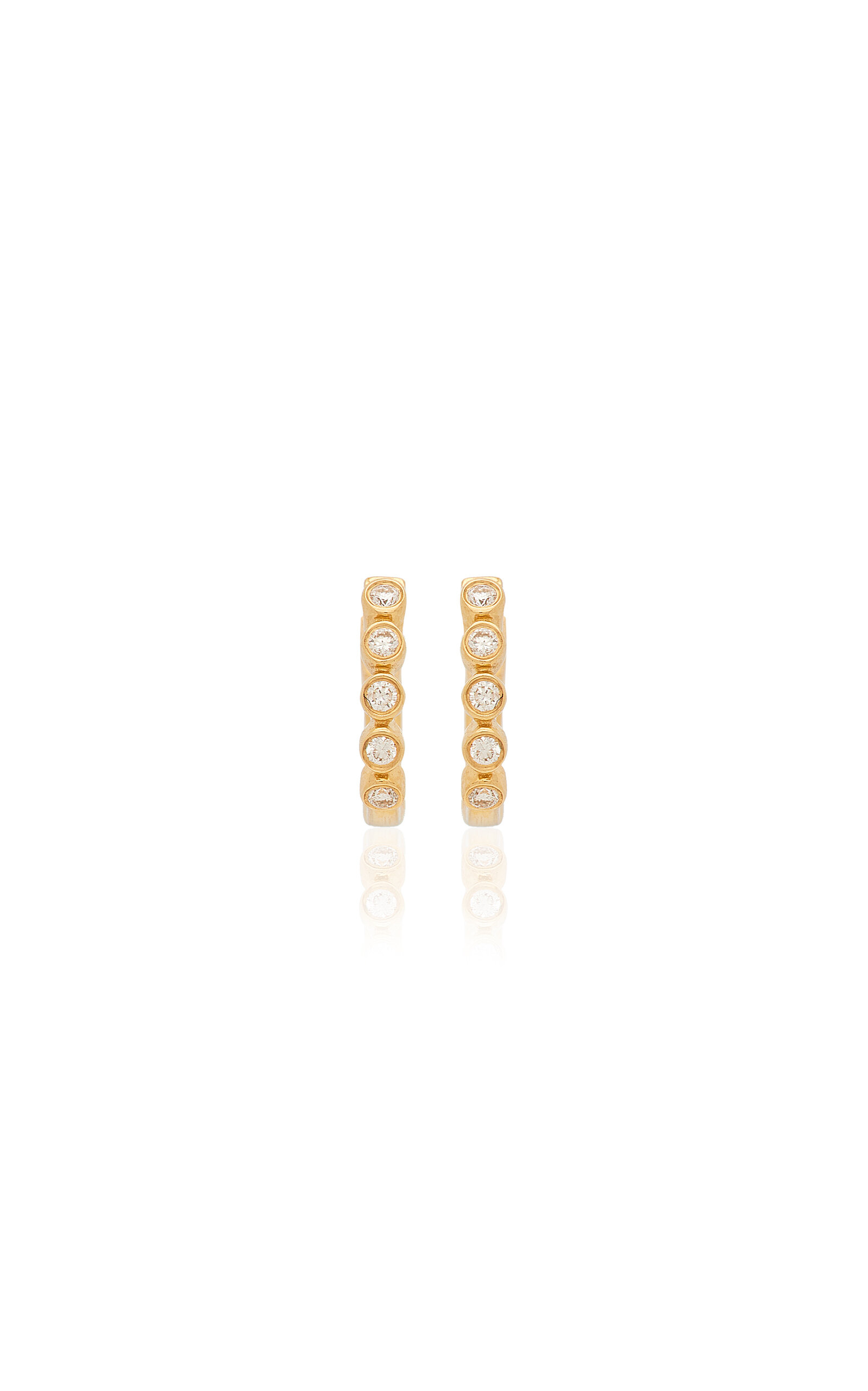 14K Gold Diamond Earrings