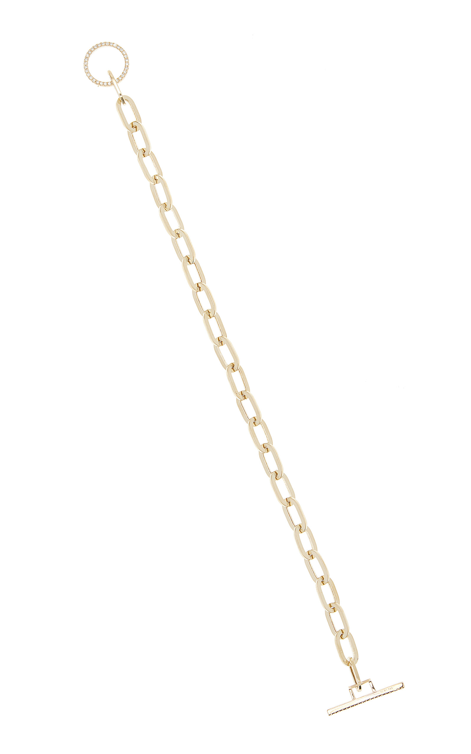 Shop Ef Collection 14k Gold Diamond Bracelet