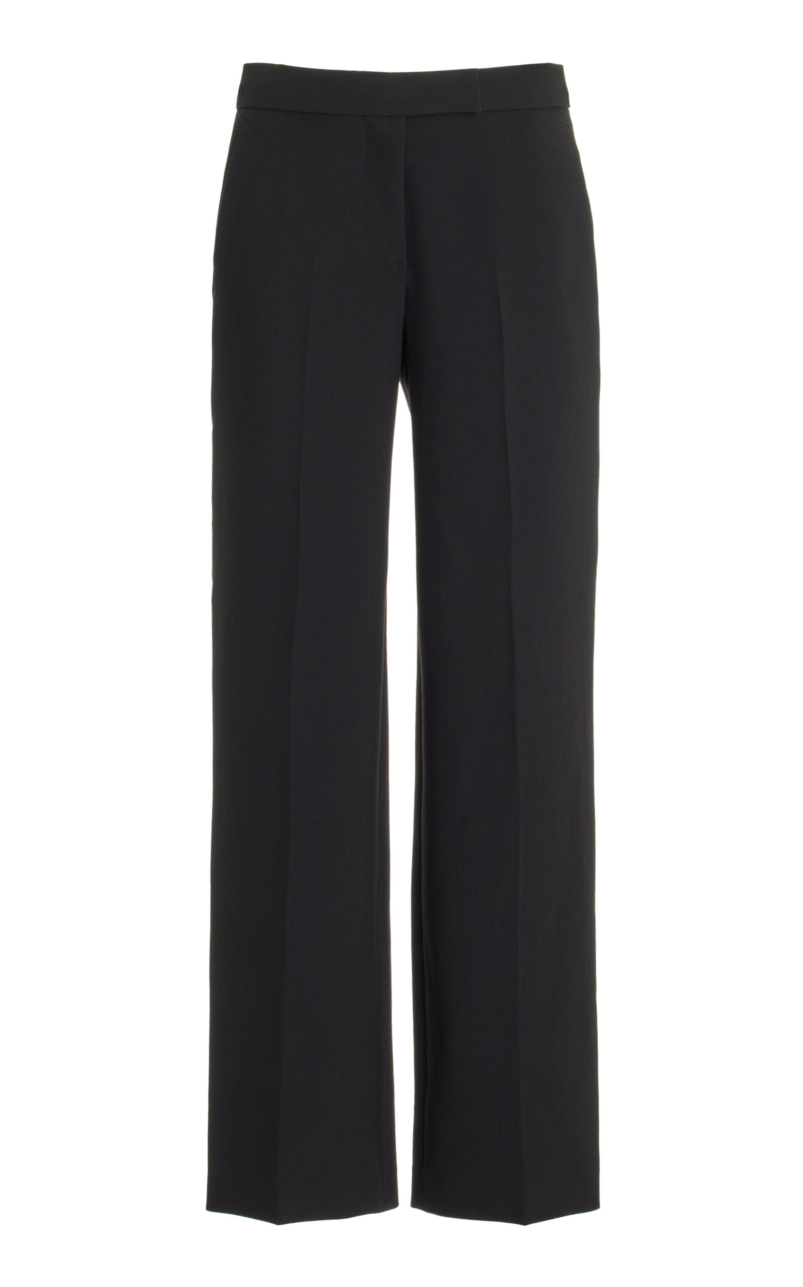 Marina Moscone Tailored Straight-leg Trousers In Black