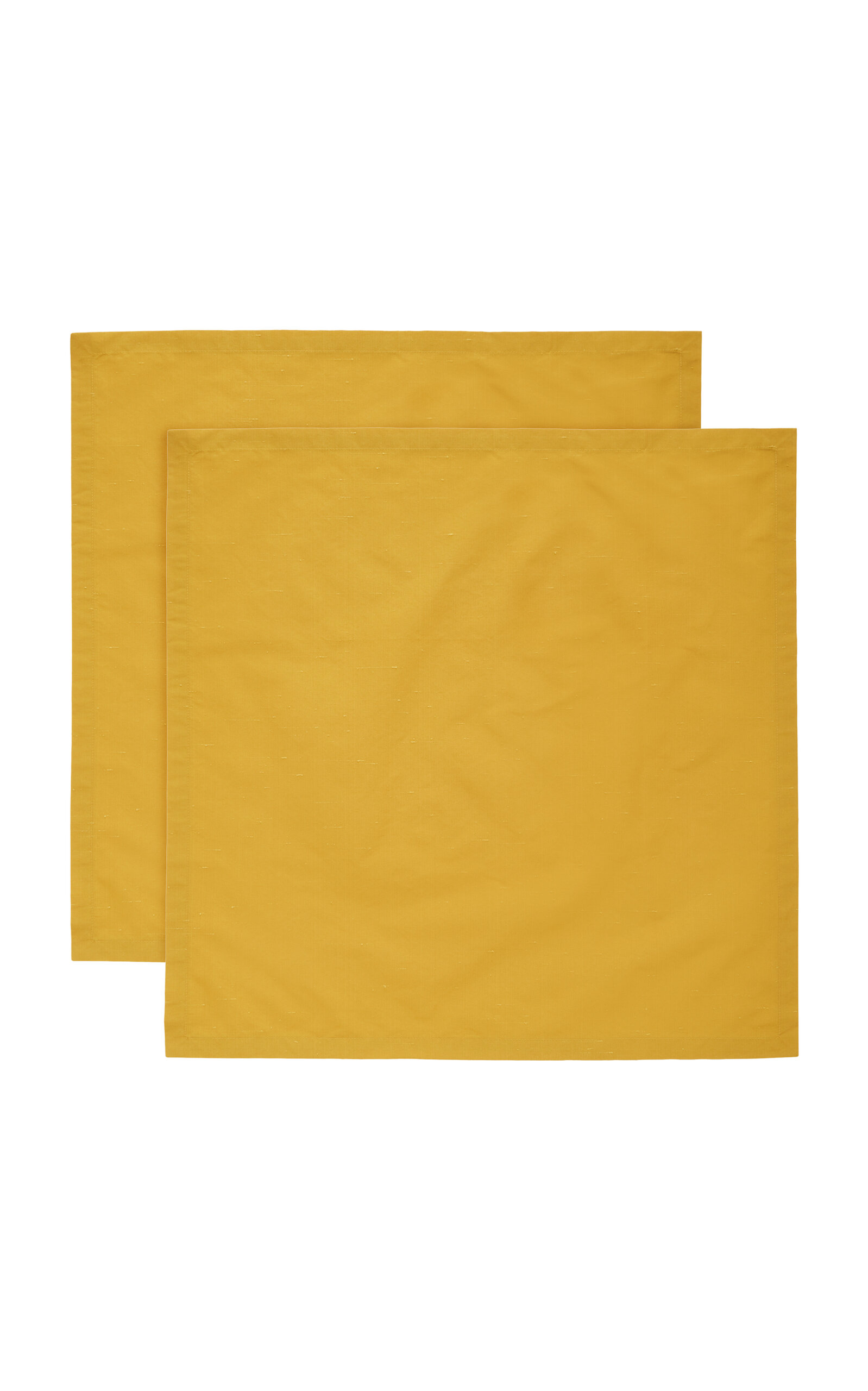 Moda Domus Set-of-two Burano Napkins In Gold