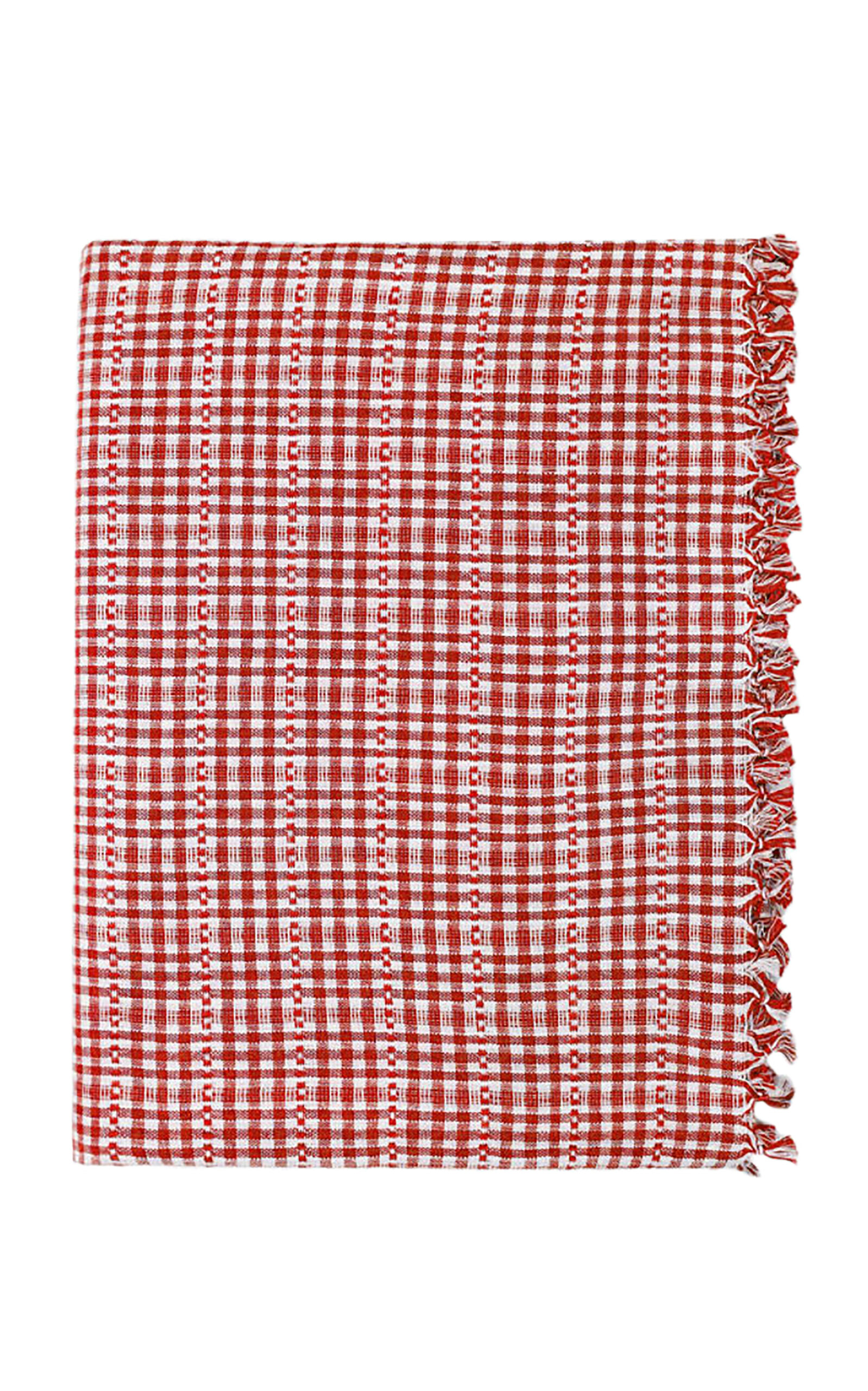 Heather Taylor Home Soho Red Tablecloth Large In Multi