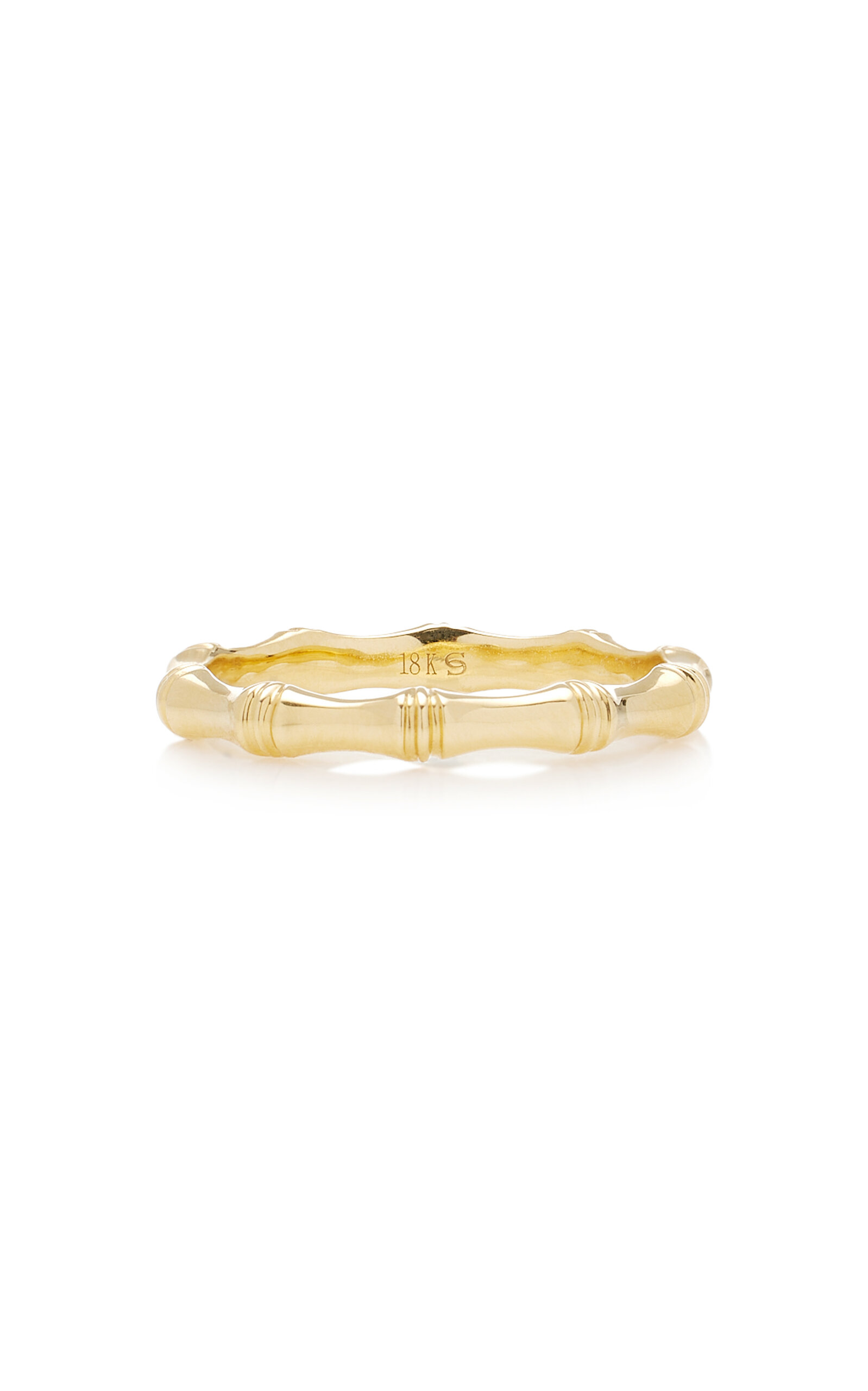 The Bamboo 18K Yellow Gold Ring