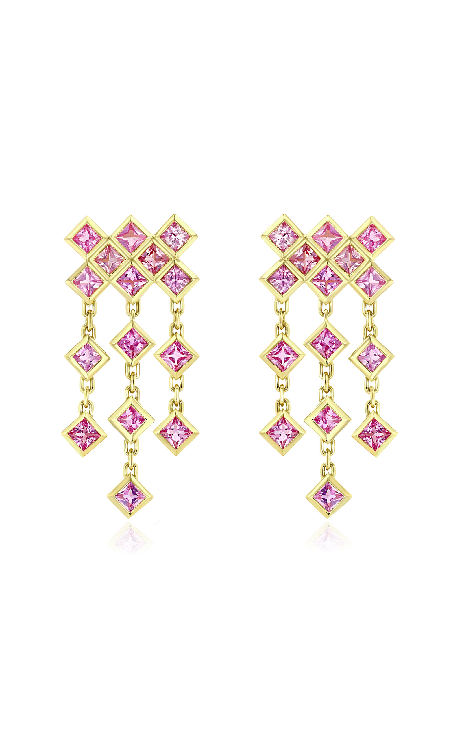 18k Yellow Gold Luminesence Earrings