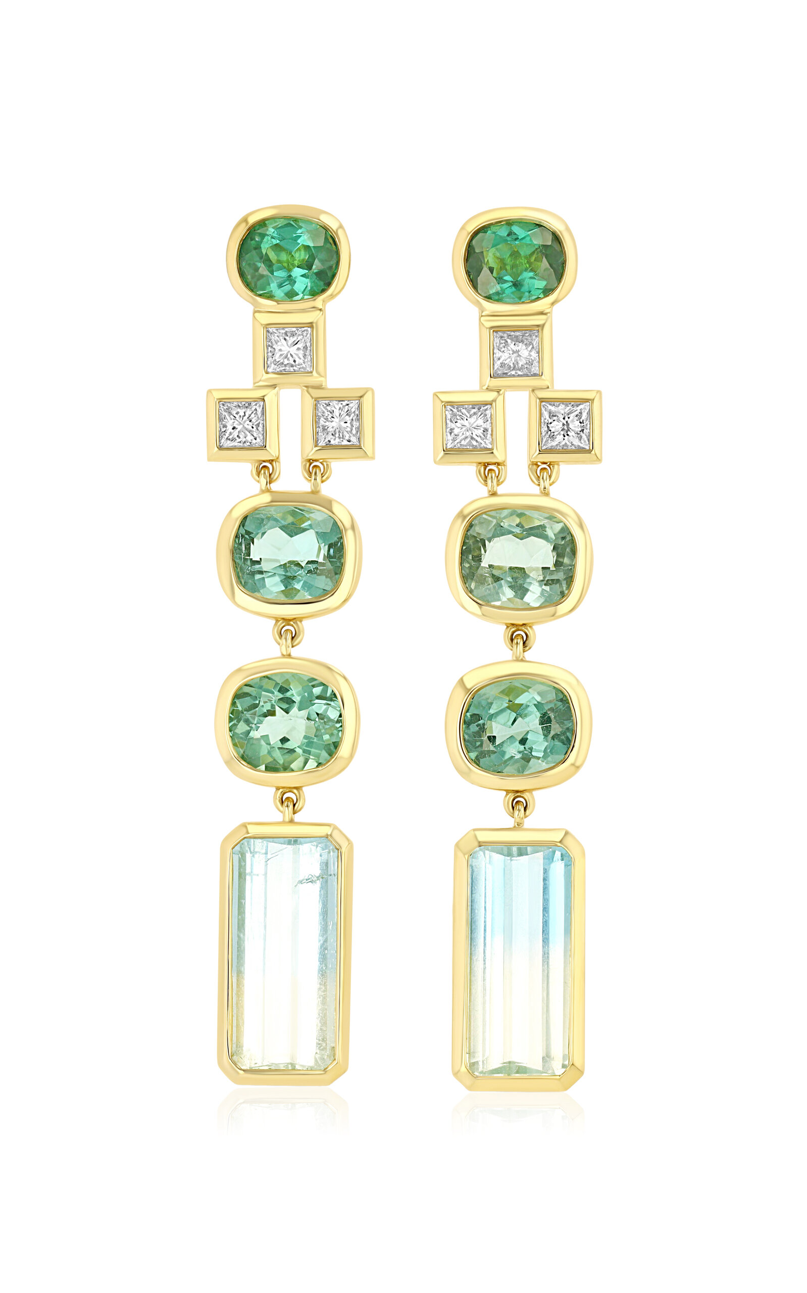 18k Yellow Gold Gleam Earrings