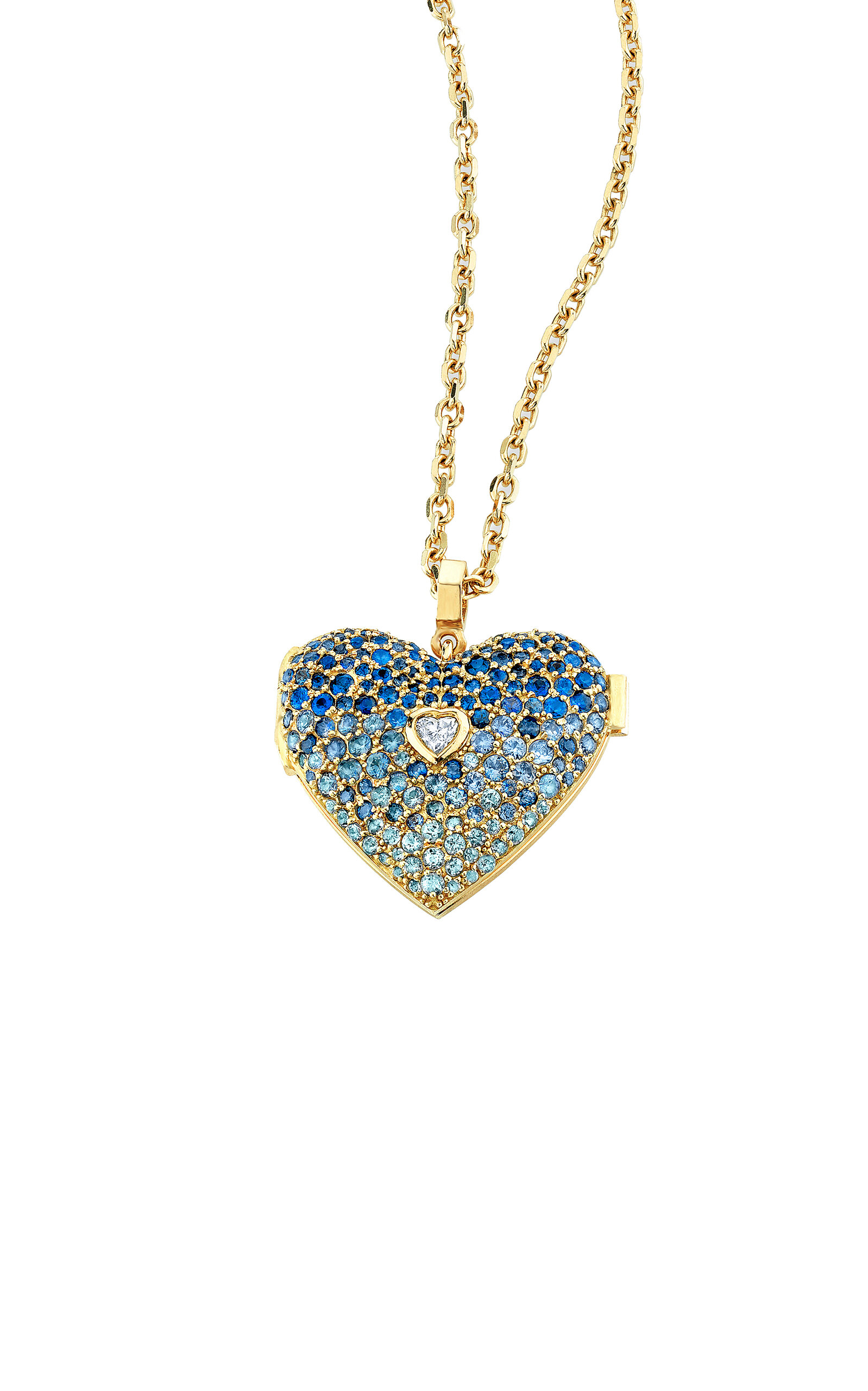 18k Yellow Gold Luck N Love Locket Necklace