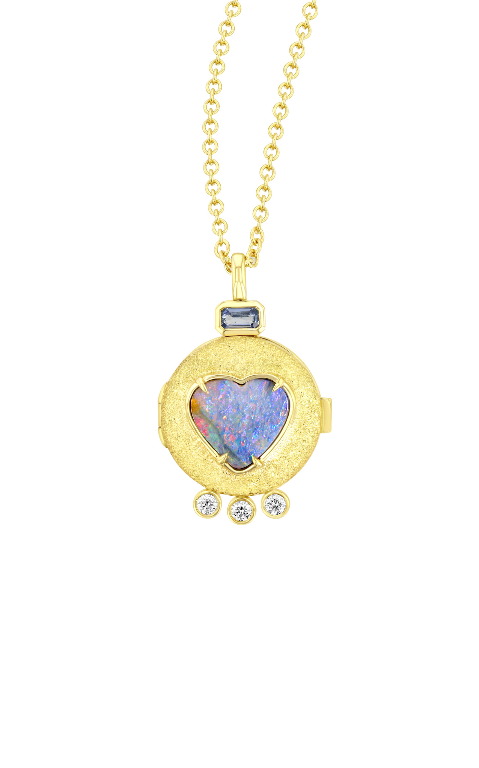 18k Yellow Gold Love Potion Locket Necklace