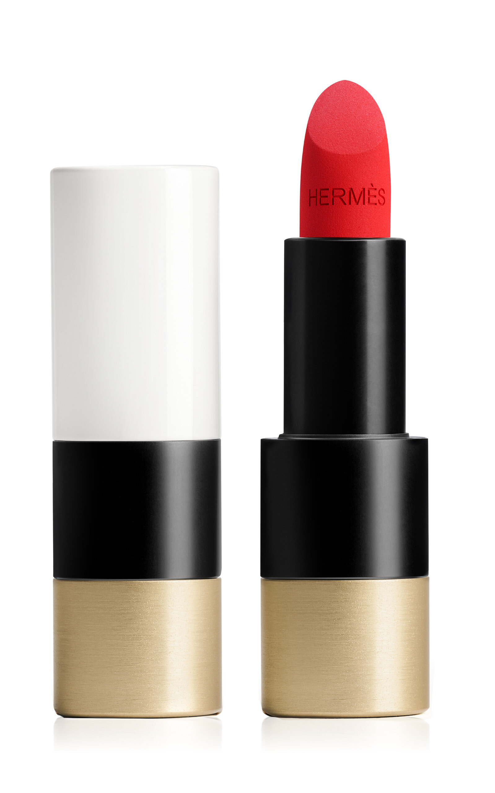 Hermès Beauty Rouge Hermès Matte Lipstick - 64 – Rouge Casaque - Moda Operandi