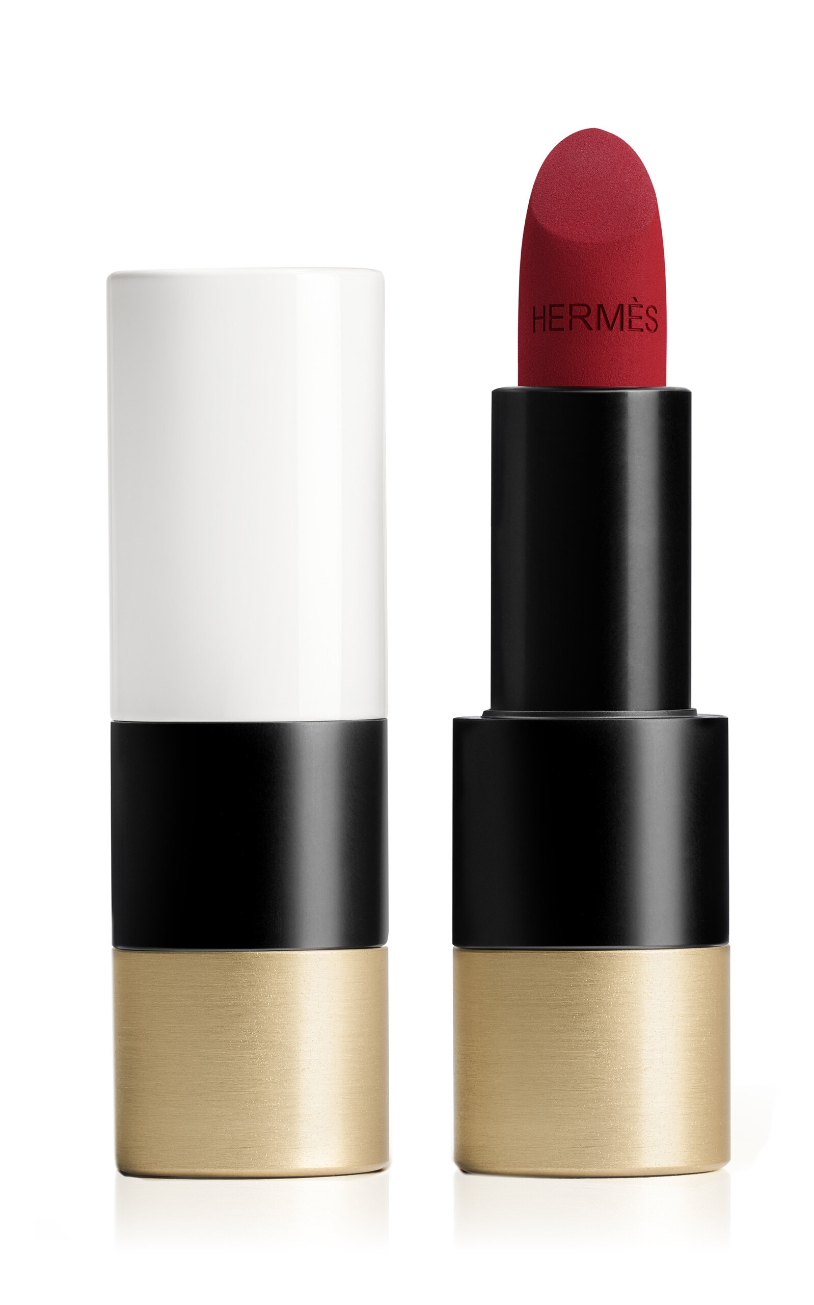Hermès Beauty Rouge Hermès Matte Lipstick - 85 – Rouge H - Moda Operandi