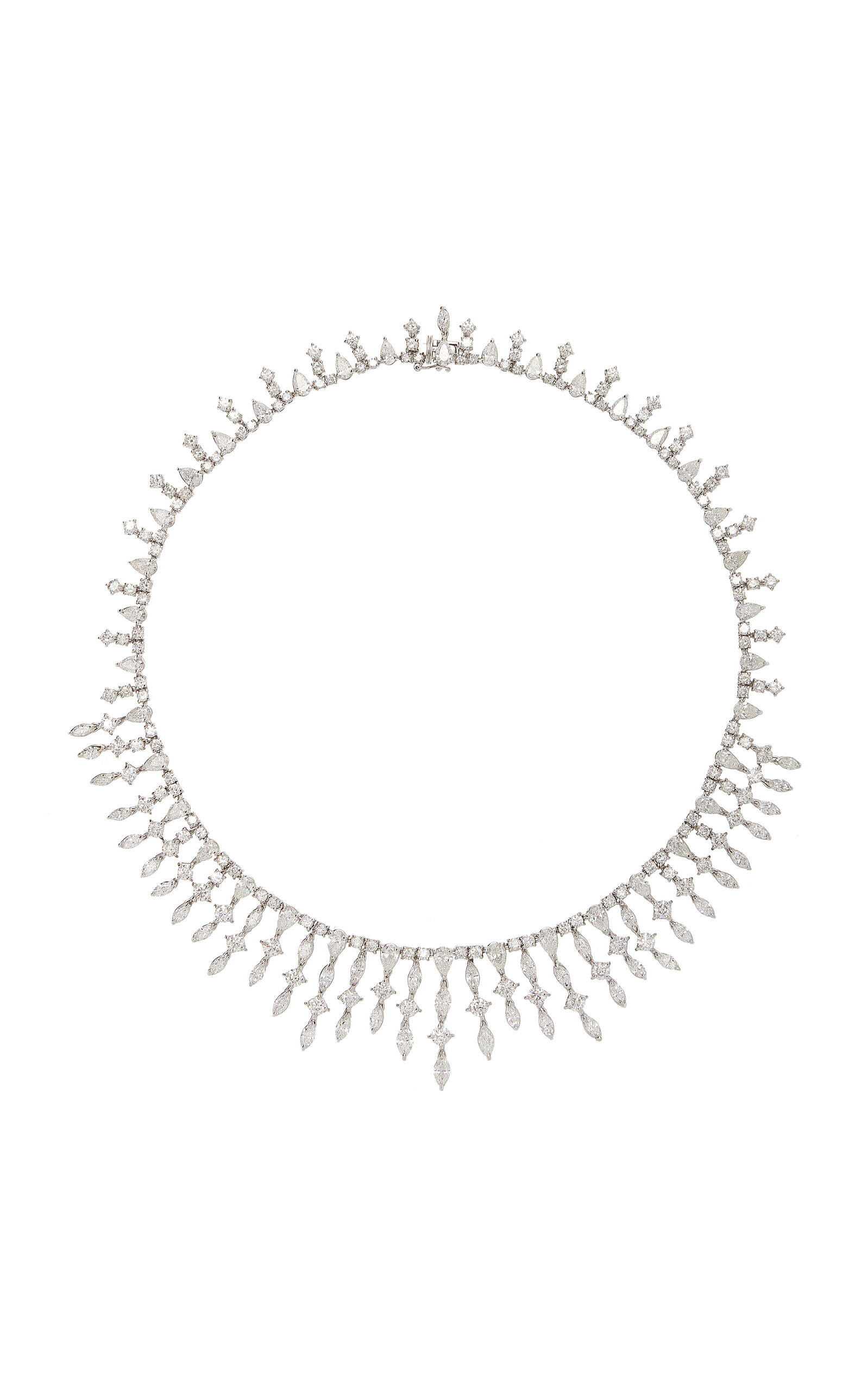 18k White Gold Diamond Necklace