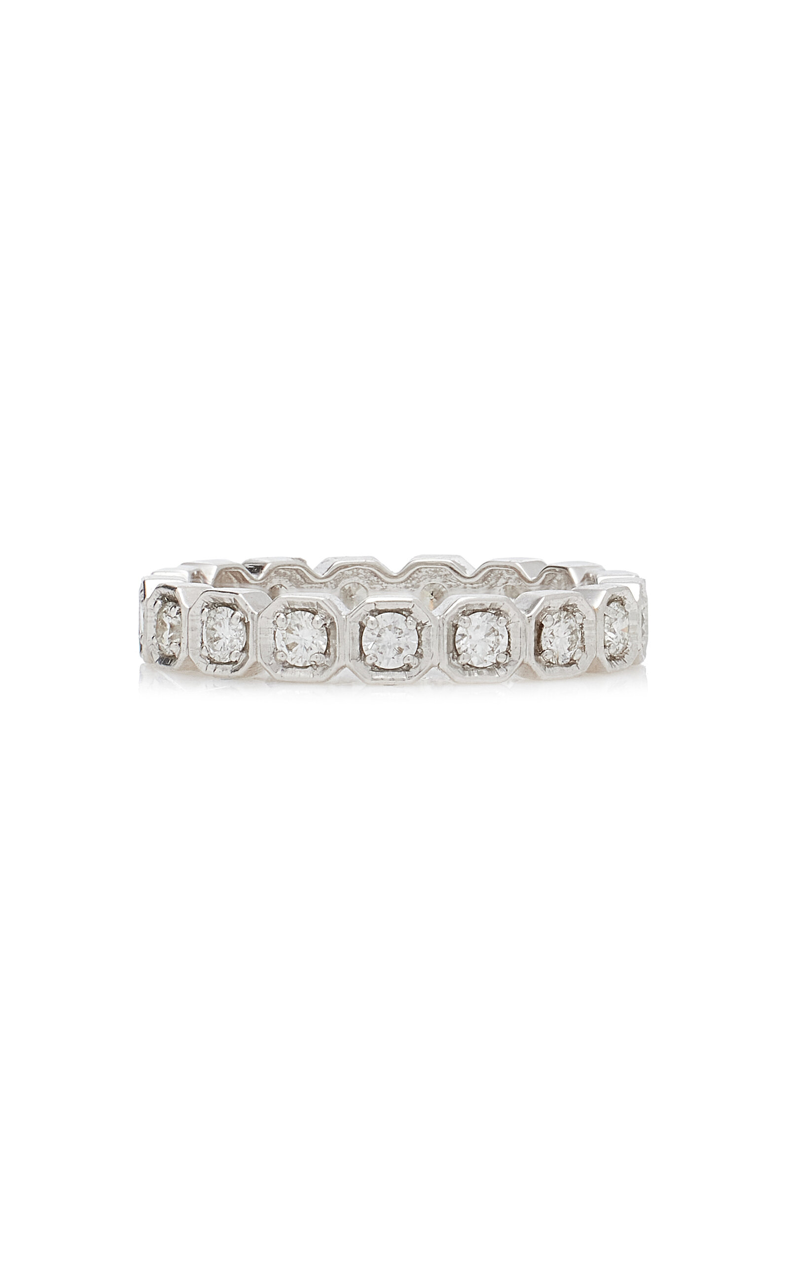 The Eva 18K White Gold Diamond Ring