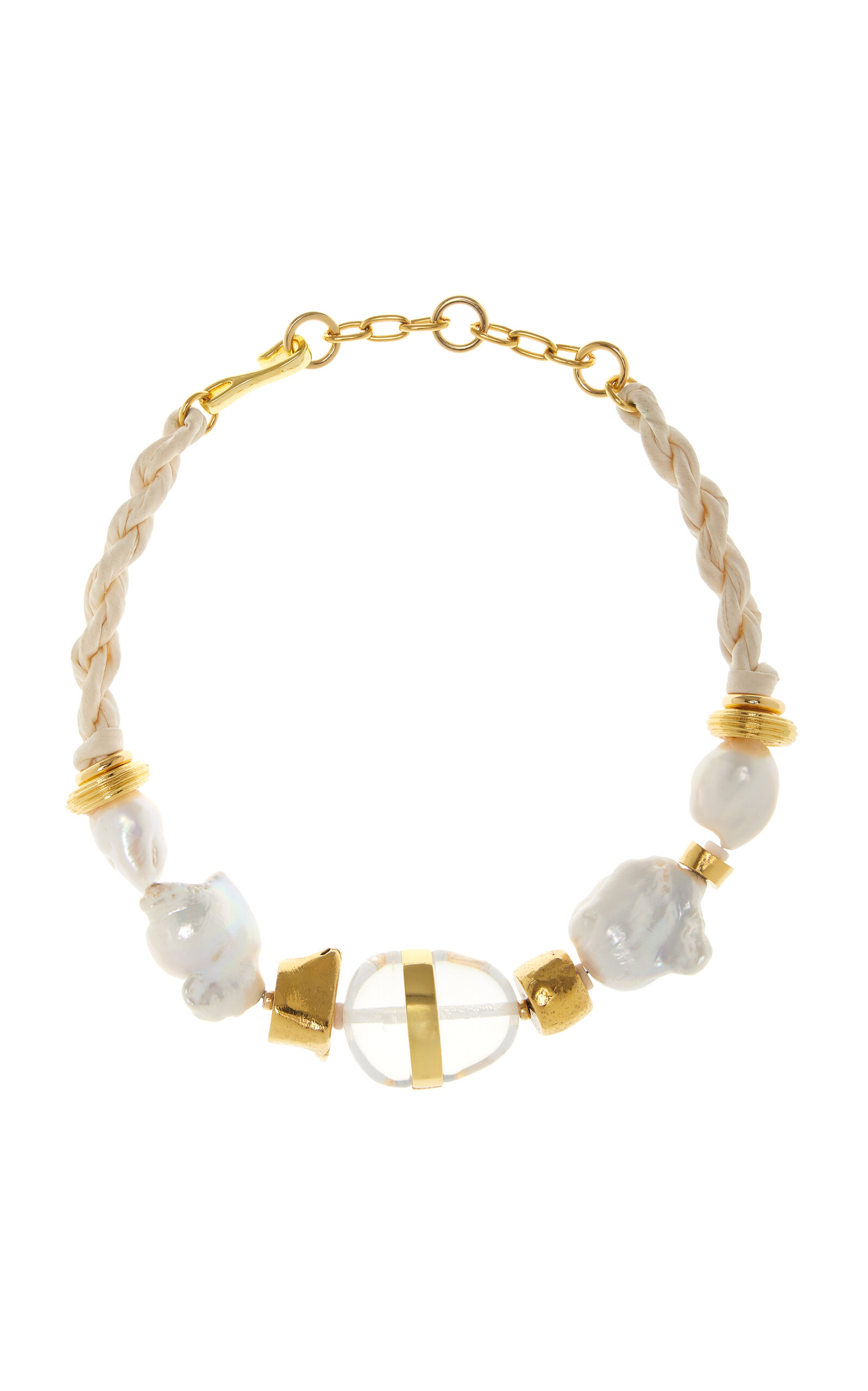 Lizzie Fortunato Glass Beach Necklace In Neutral