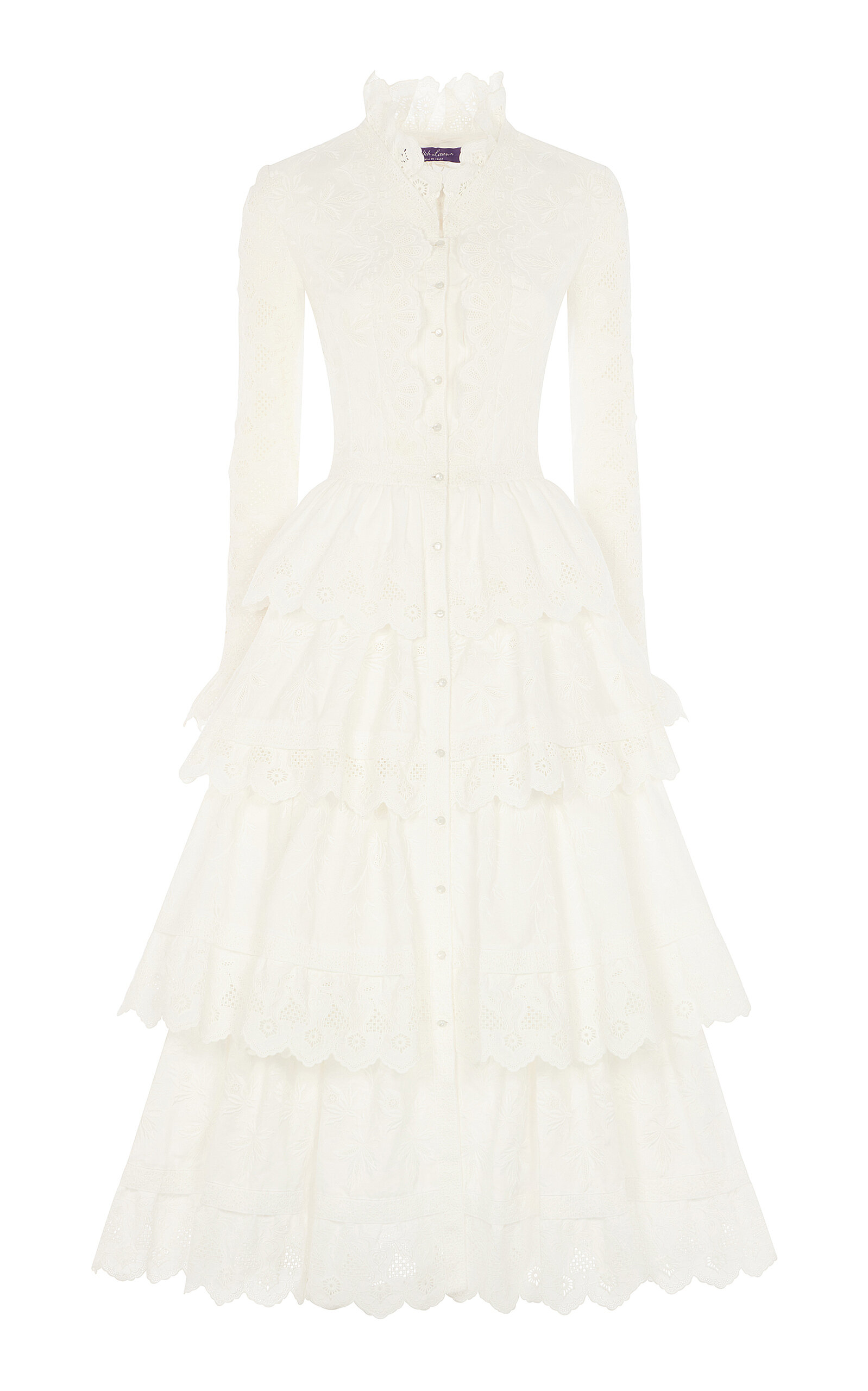 chinese dress ladies Polo Ralph Lauren Women's Eyelet Cami Sleep Dress – Channers main image 0