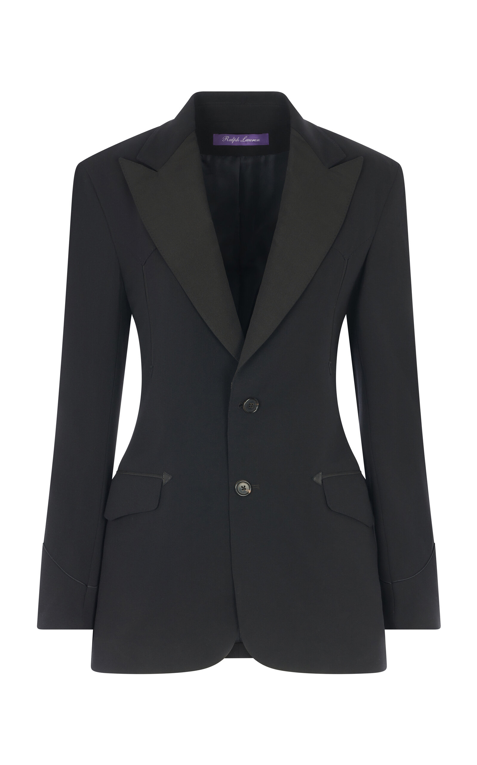 Ralph Lauren Sawyer Wool Tuxedo Jacket In Black | ModeSens