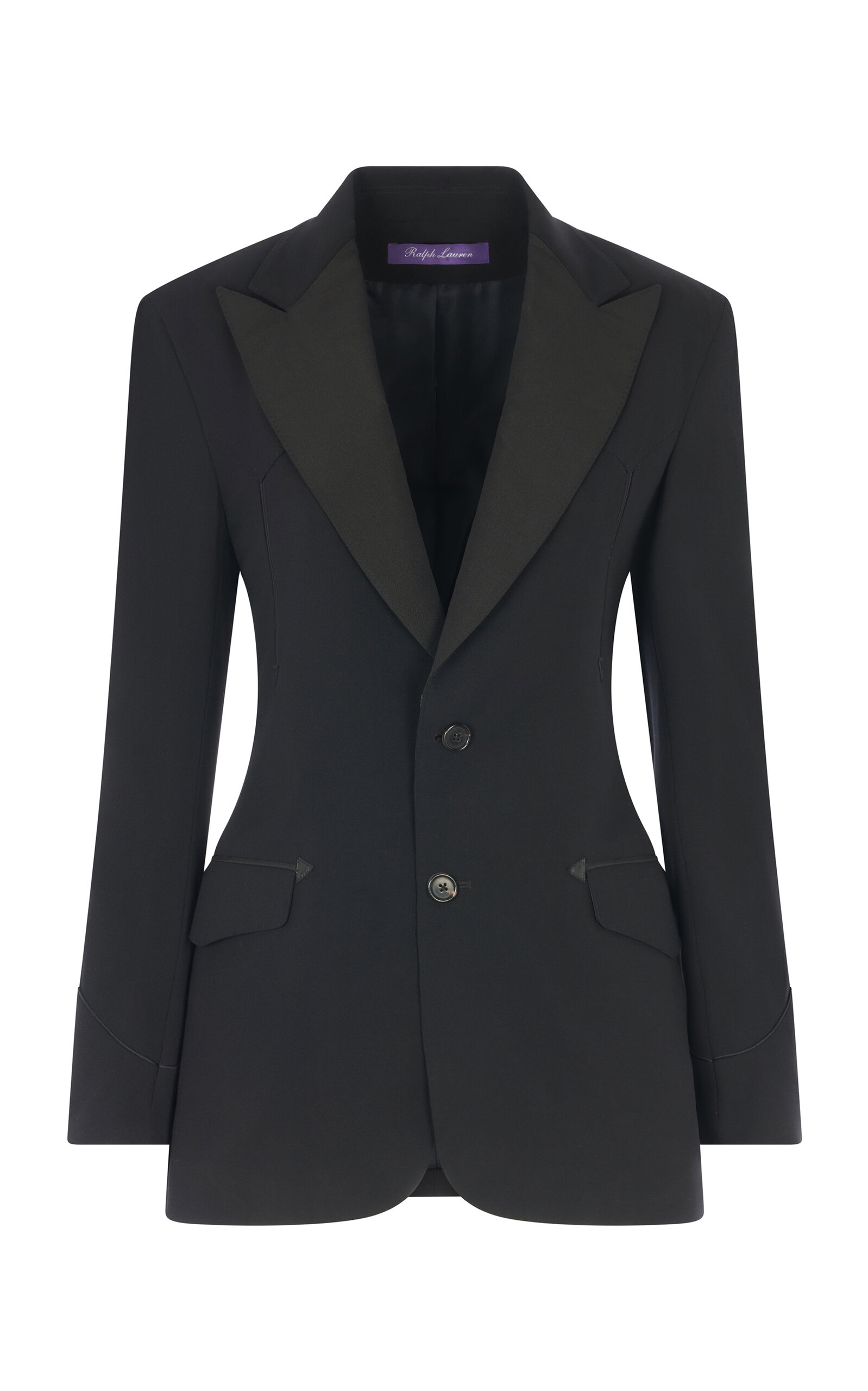 RALPH LAUREN WALKER WOOL CREPE TUXEDO JACKET